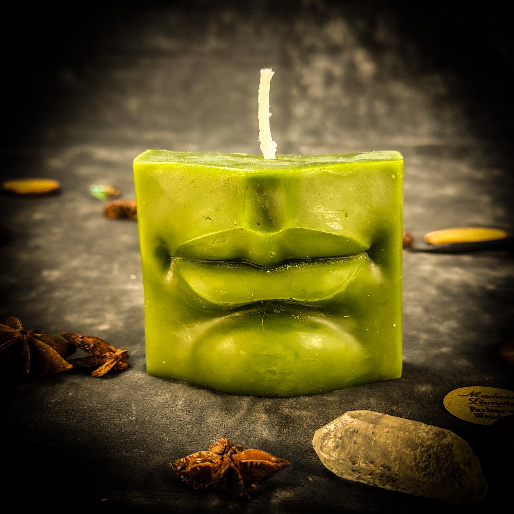 Beeswax Ex-Voto Mouth Spell Candle
