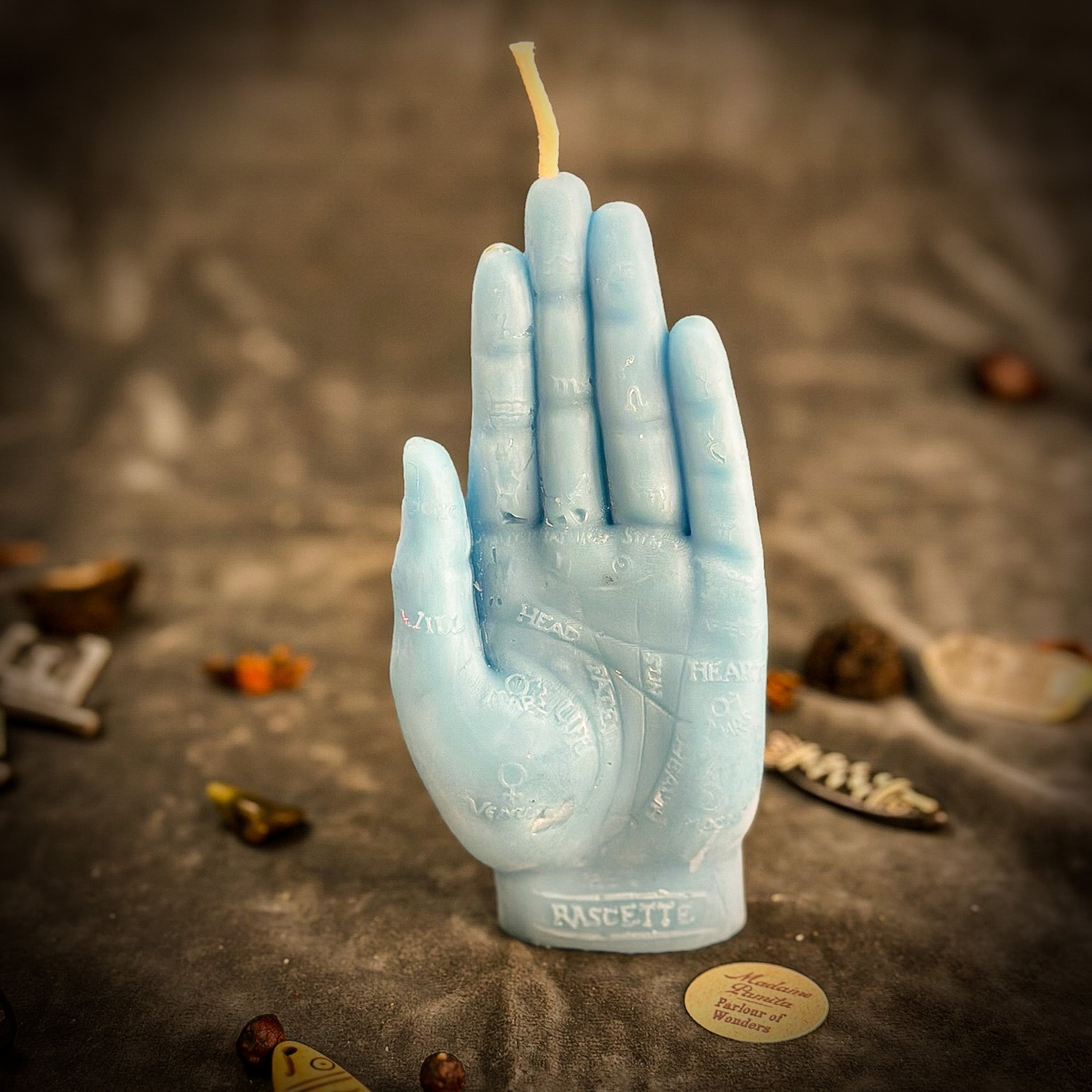 Beeswax Hand of Fate Spell Candle
