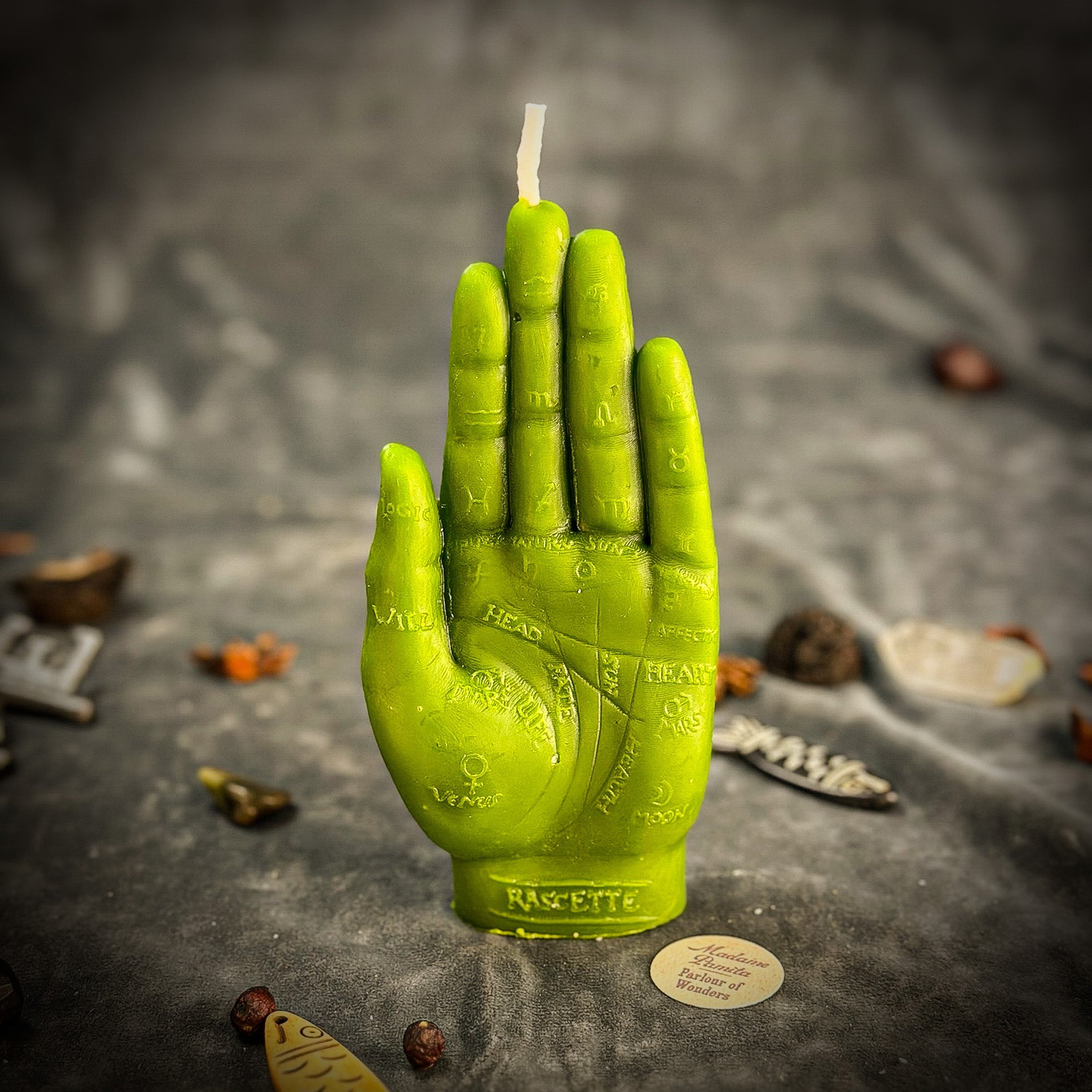 Beeswax Hand of Fate Spell Candle