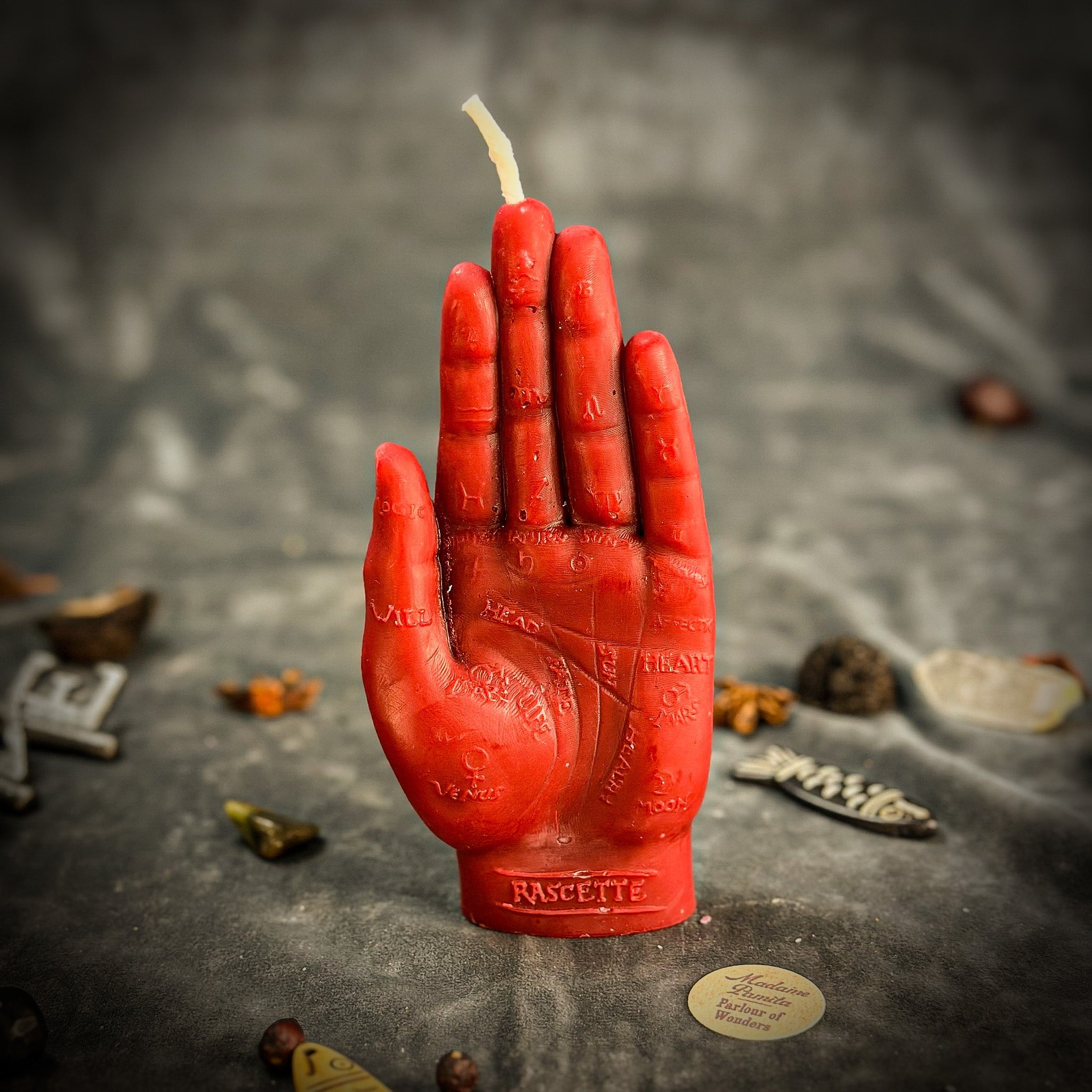 Beeswax Hand of Fate Spell Candle