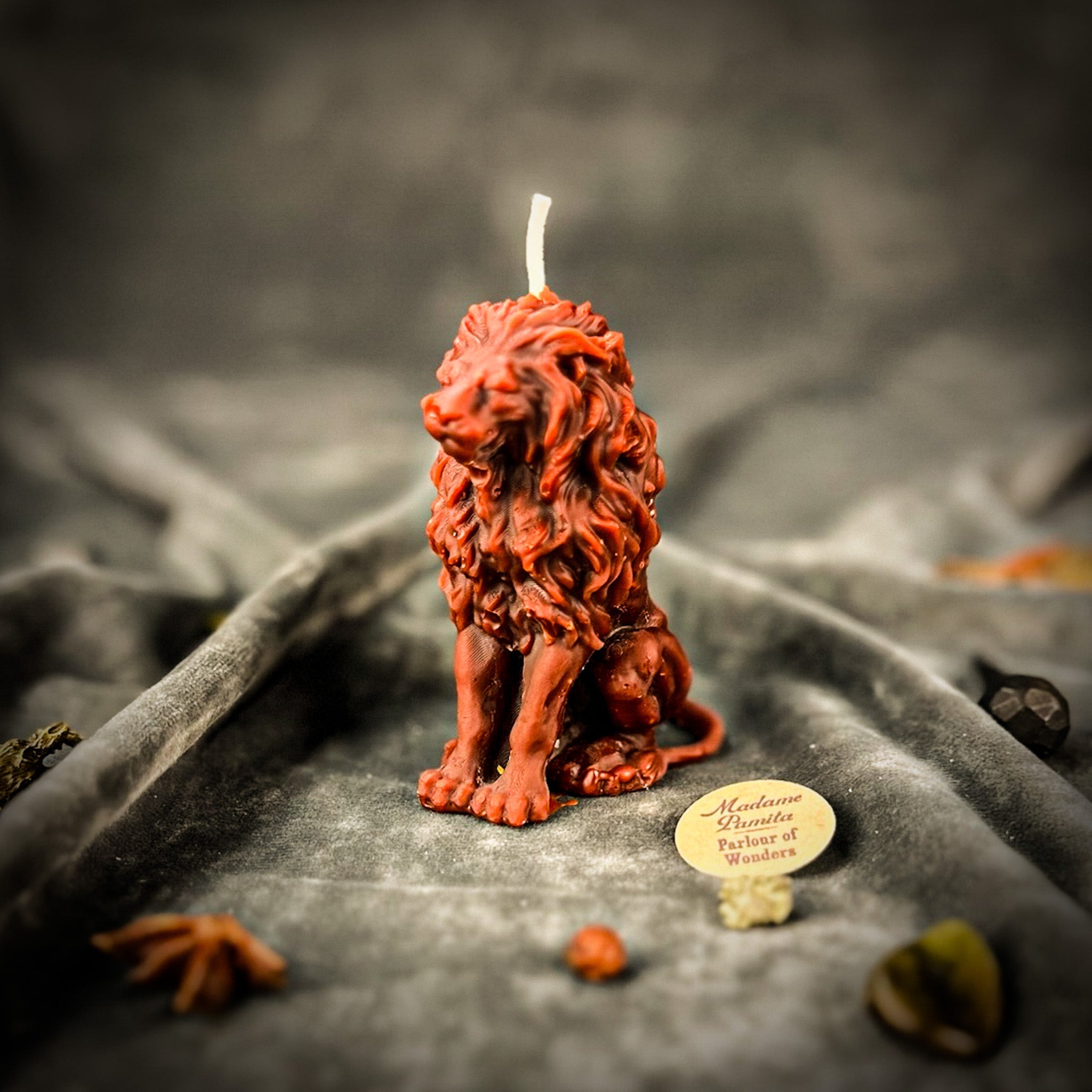 Beeswax Proud Lion Spell Candle
