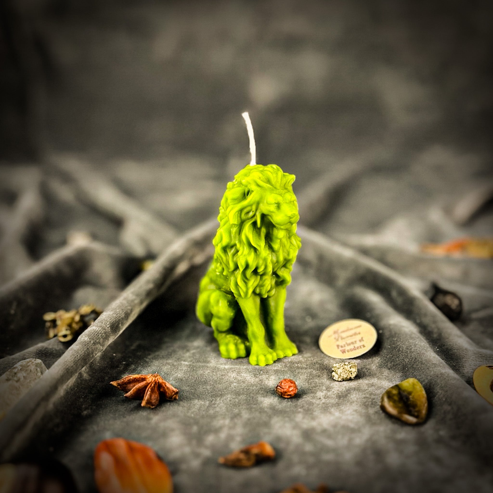 Beeswax Proud Lion Spell Candle