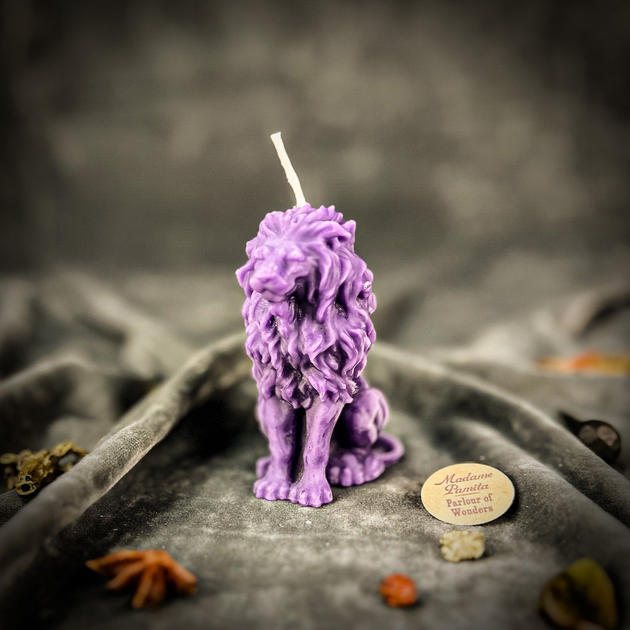 Beeswax Proud Lion Spell Candle