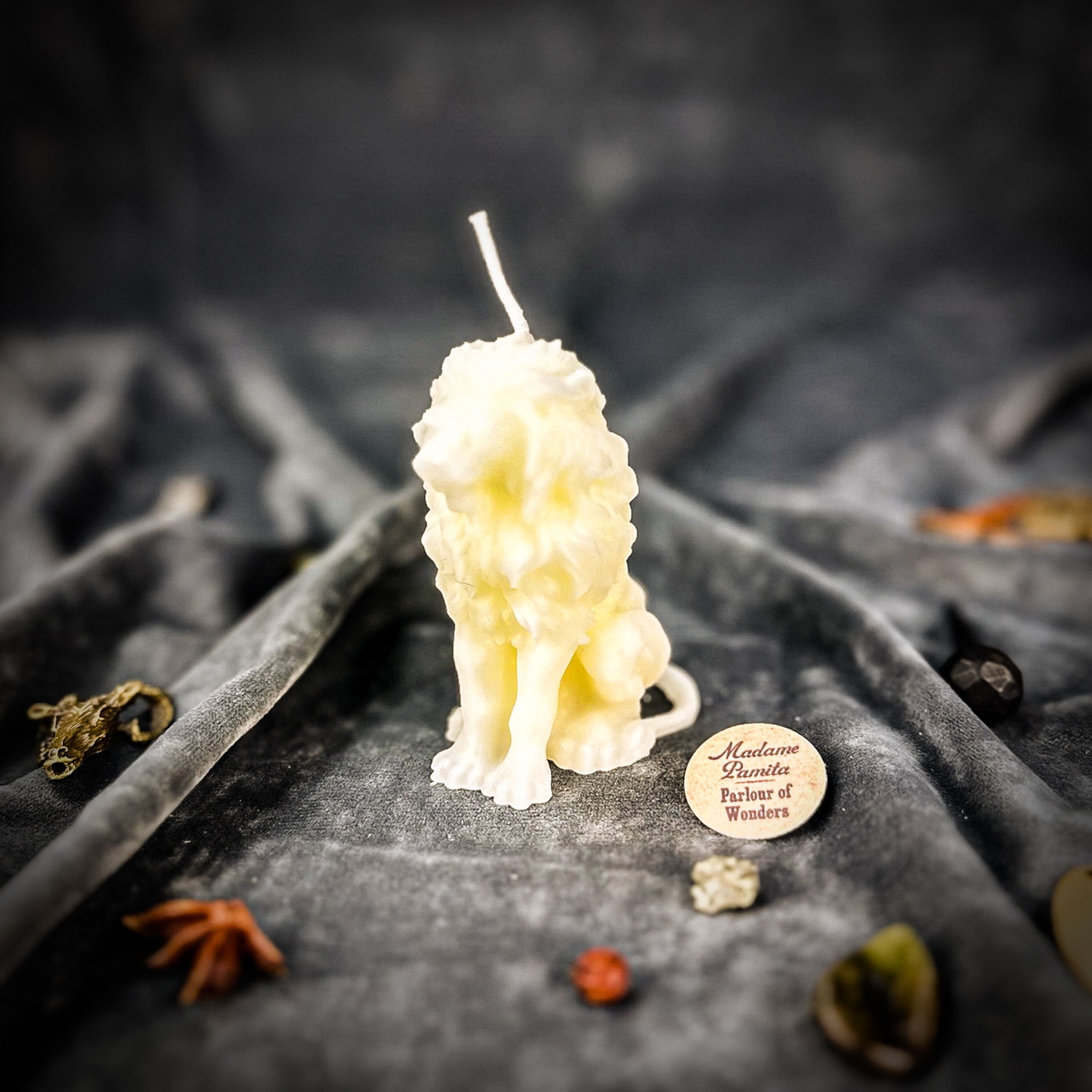 Beeswax Proud Lion Spell Candle