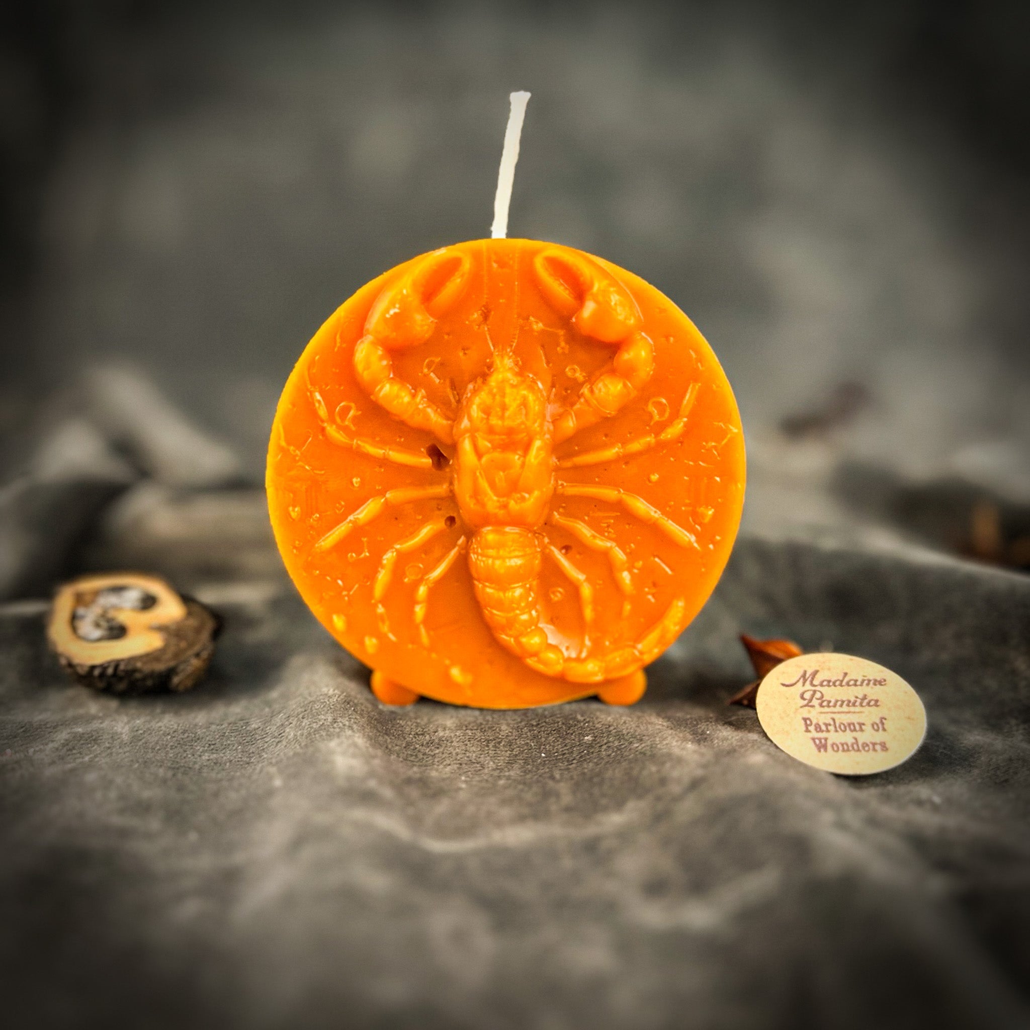 Beeswax Scorpio Scorpion Zodiac Spell Candle