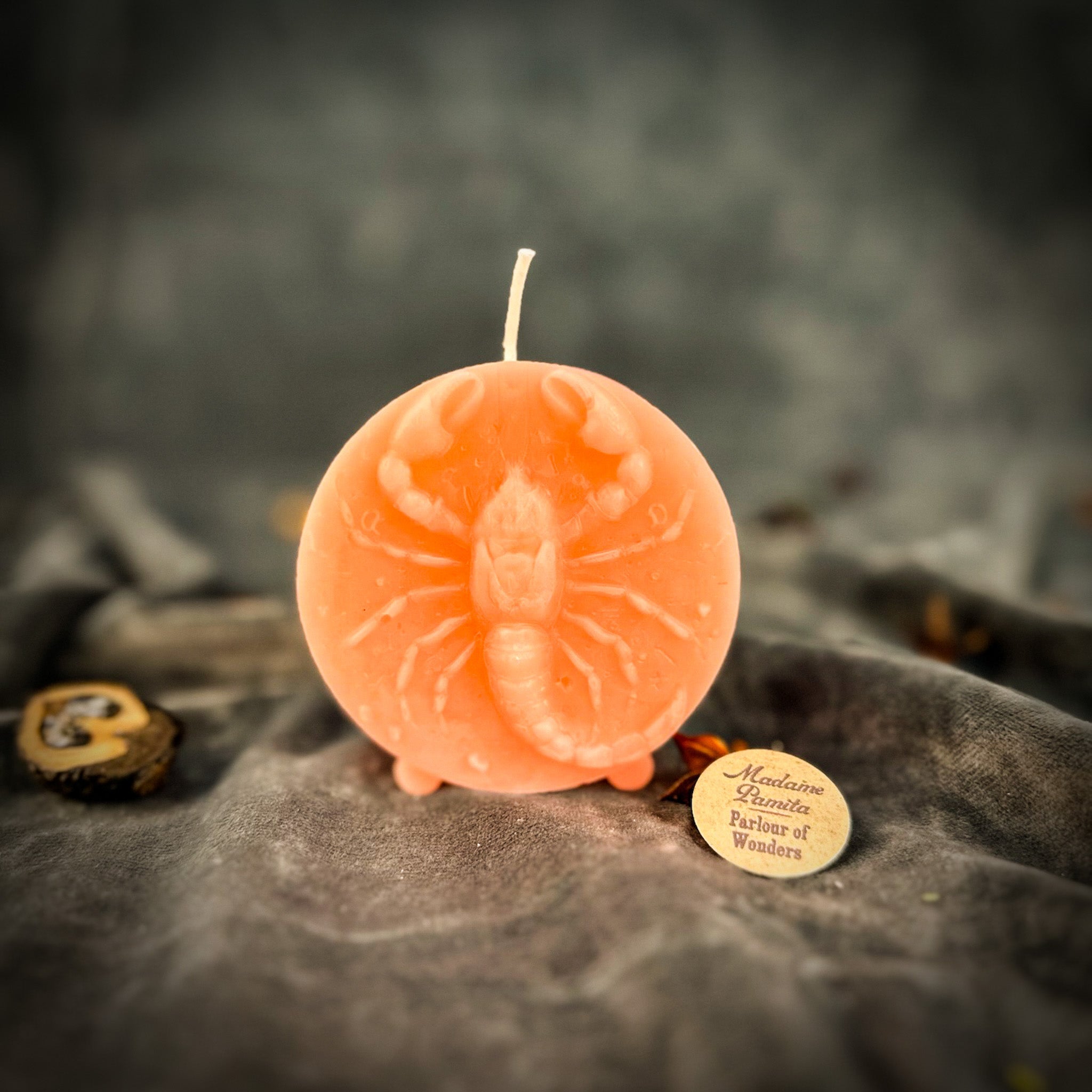 Beeswax Scorpio Scorpion Zodiac Spell Candle