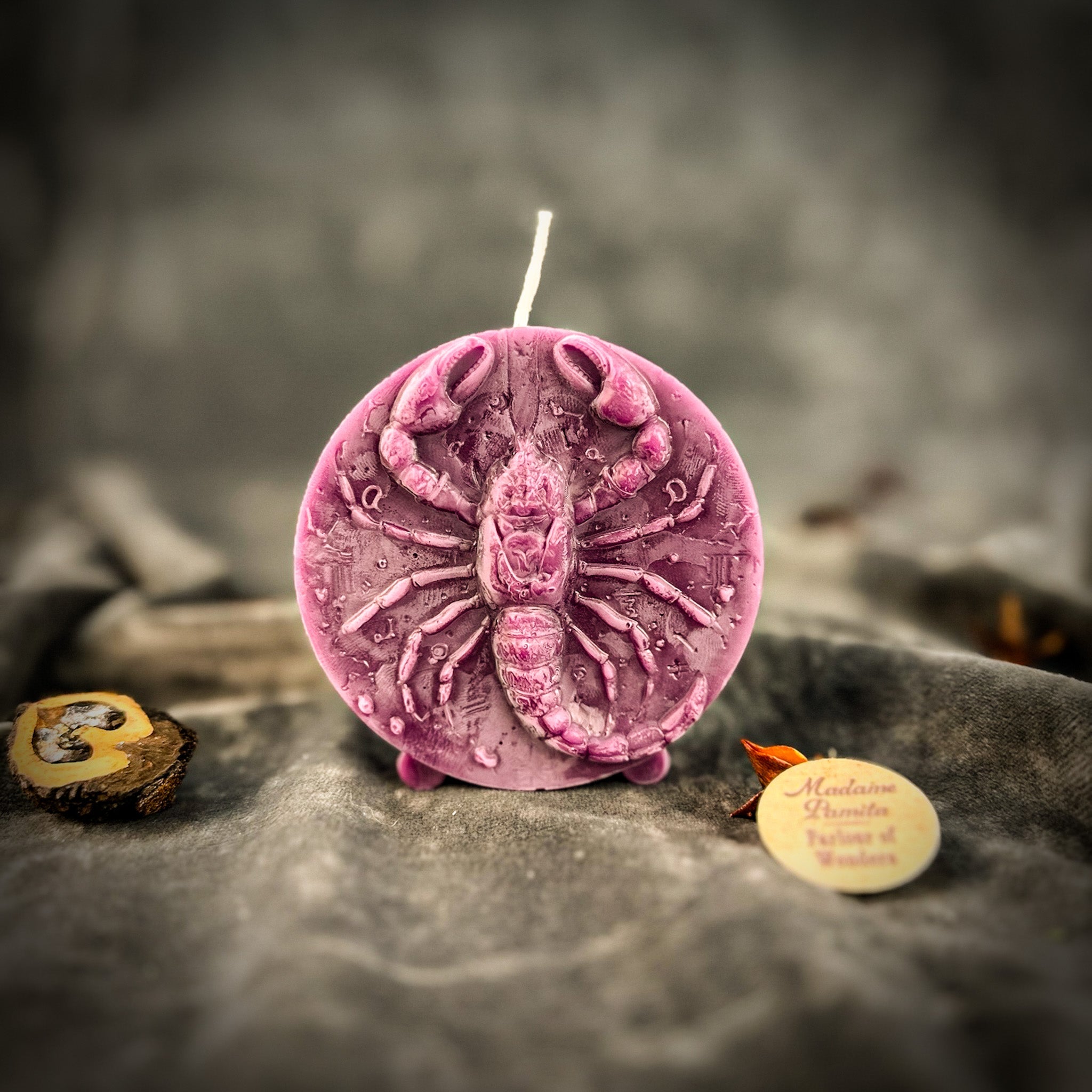 Beeswax Scorpio Scorpion Zodiac Spell Candle