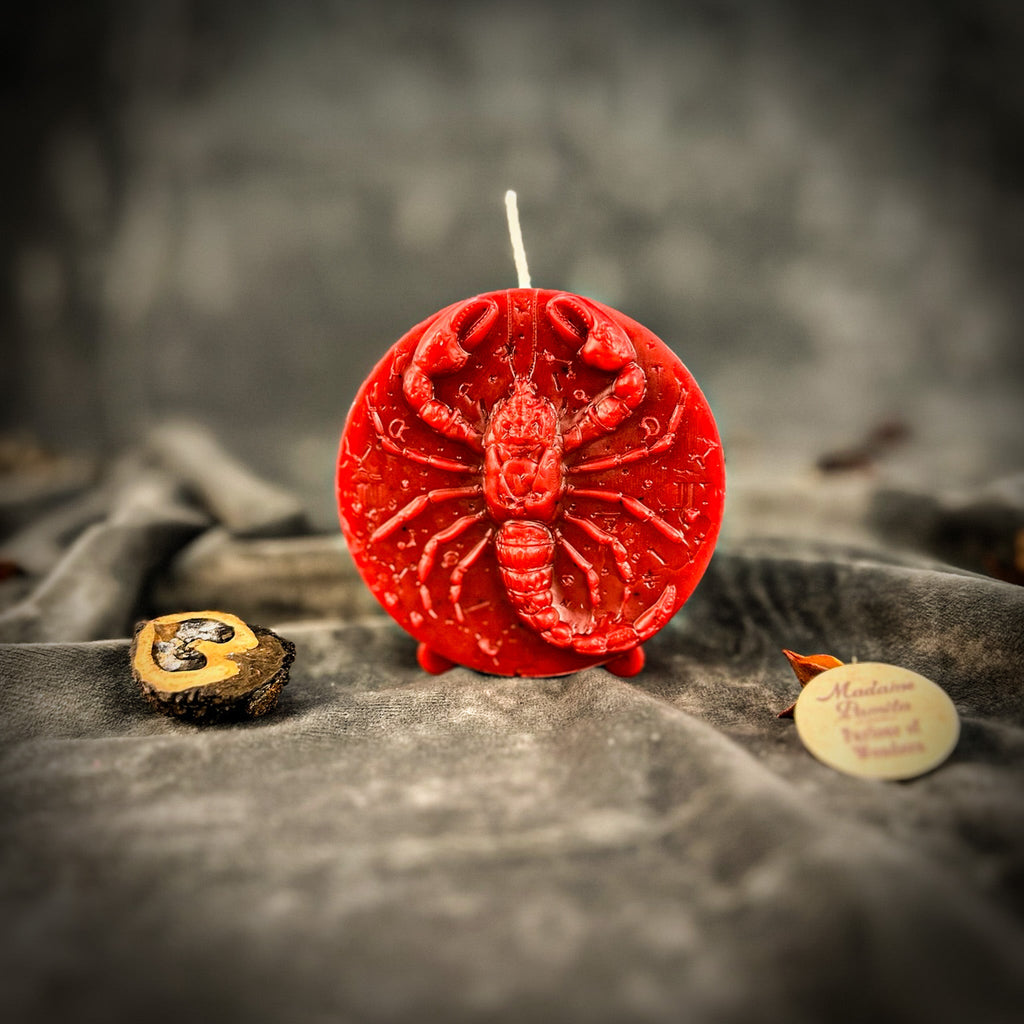 Beeswax Scorpio Scorpion Zodiac Spell Candle