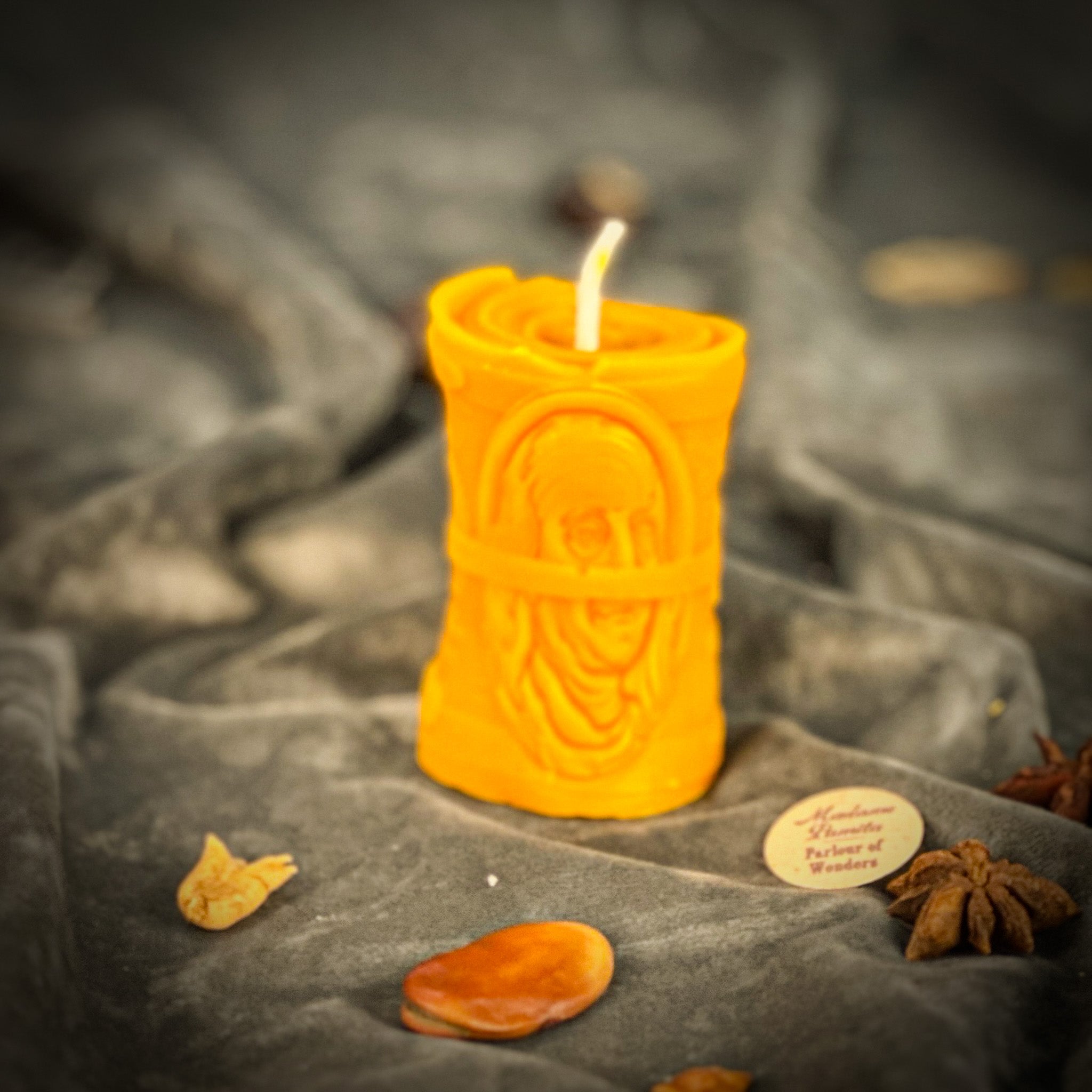 Beeswax Pay Me Spell Candle