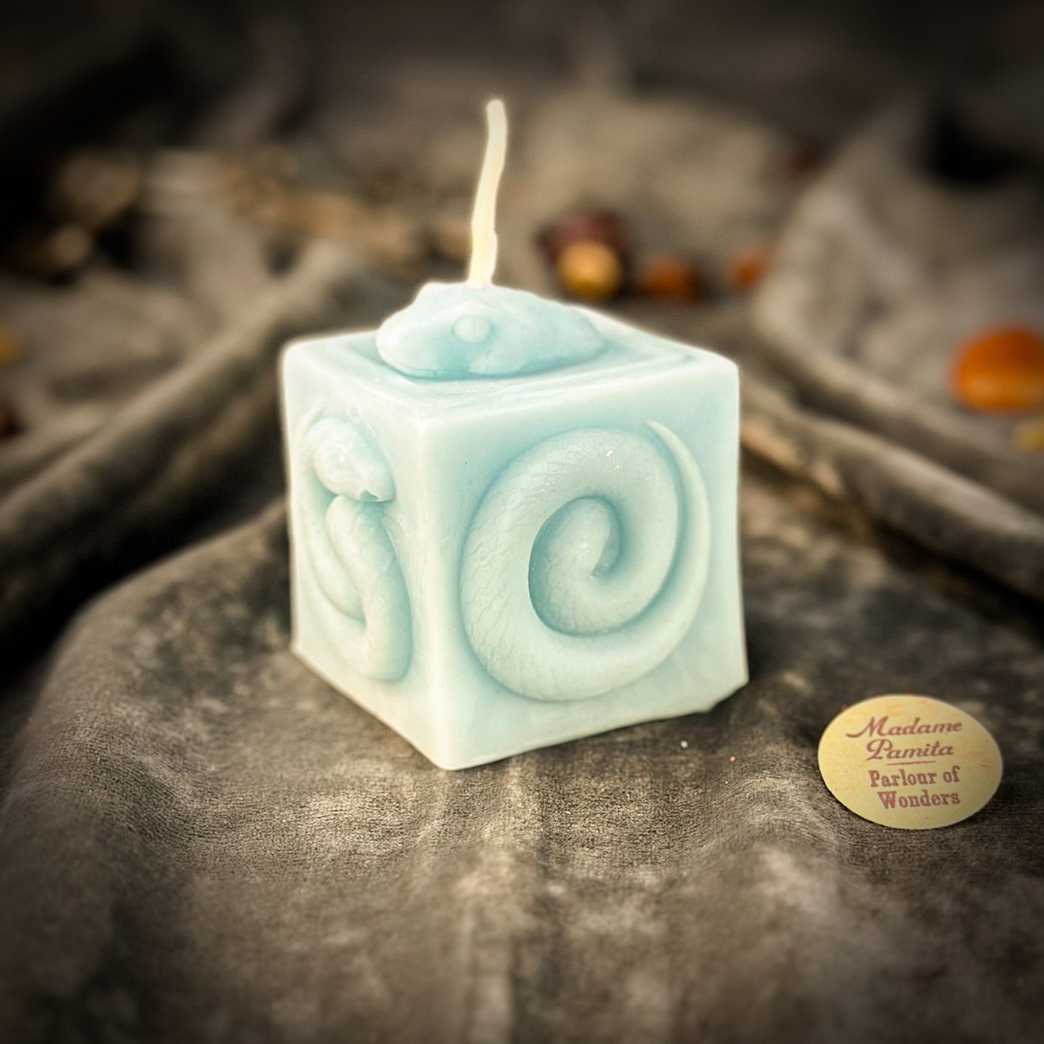 Beeswax Snake of Transformation Spell Candle