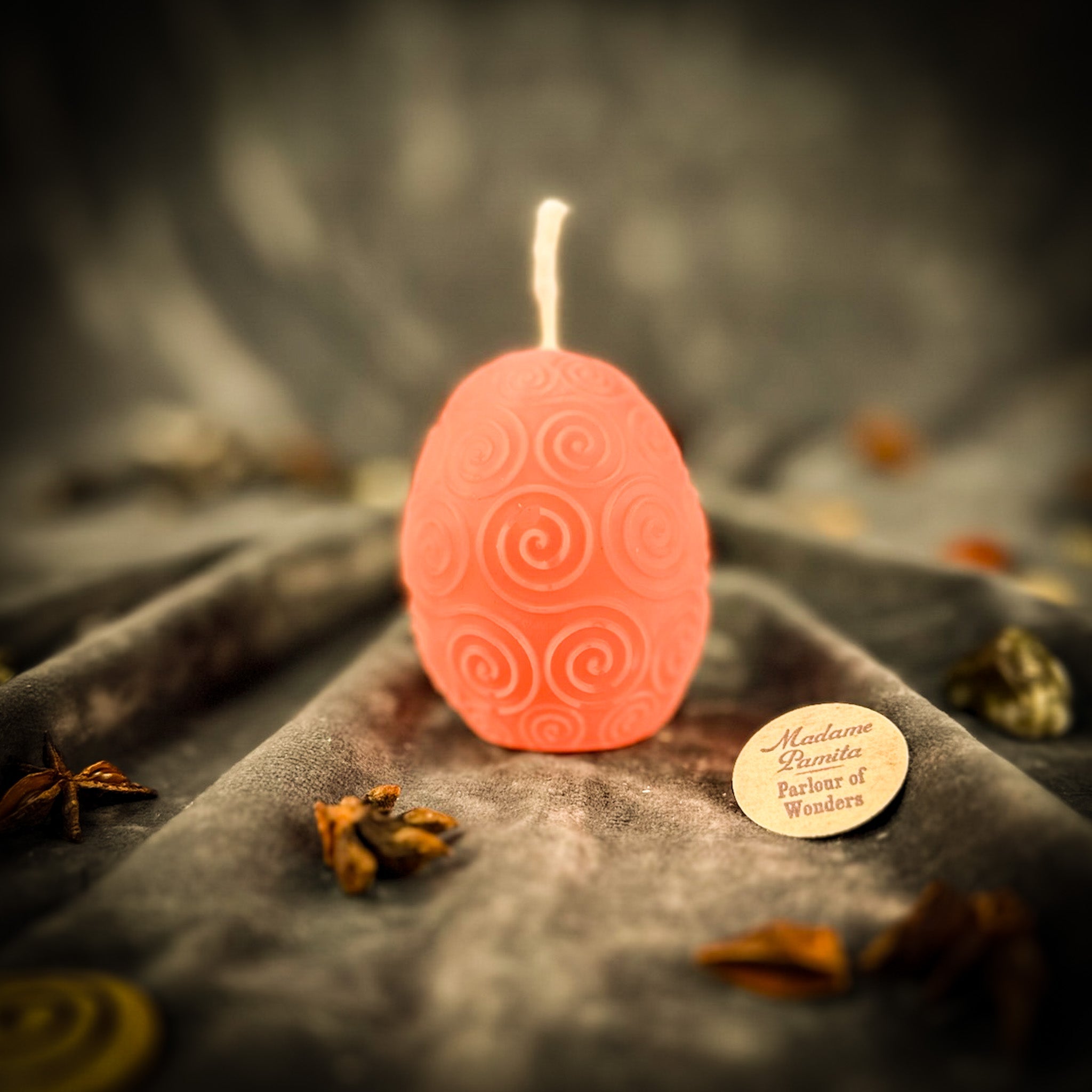 Spiral Protection Pysanka Candle Spell Kit - Sacred Protection & Life Cycles Magic