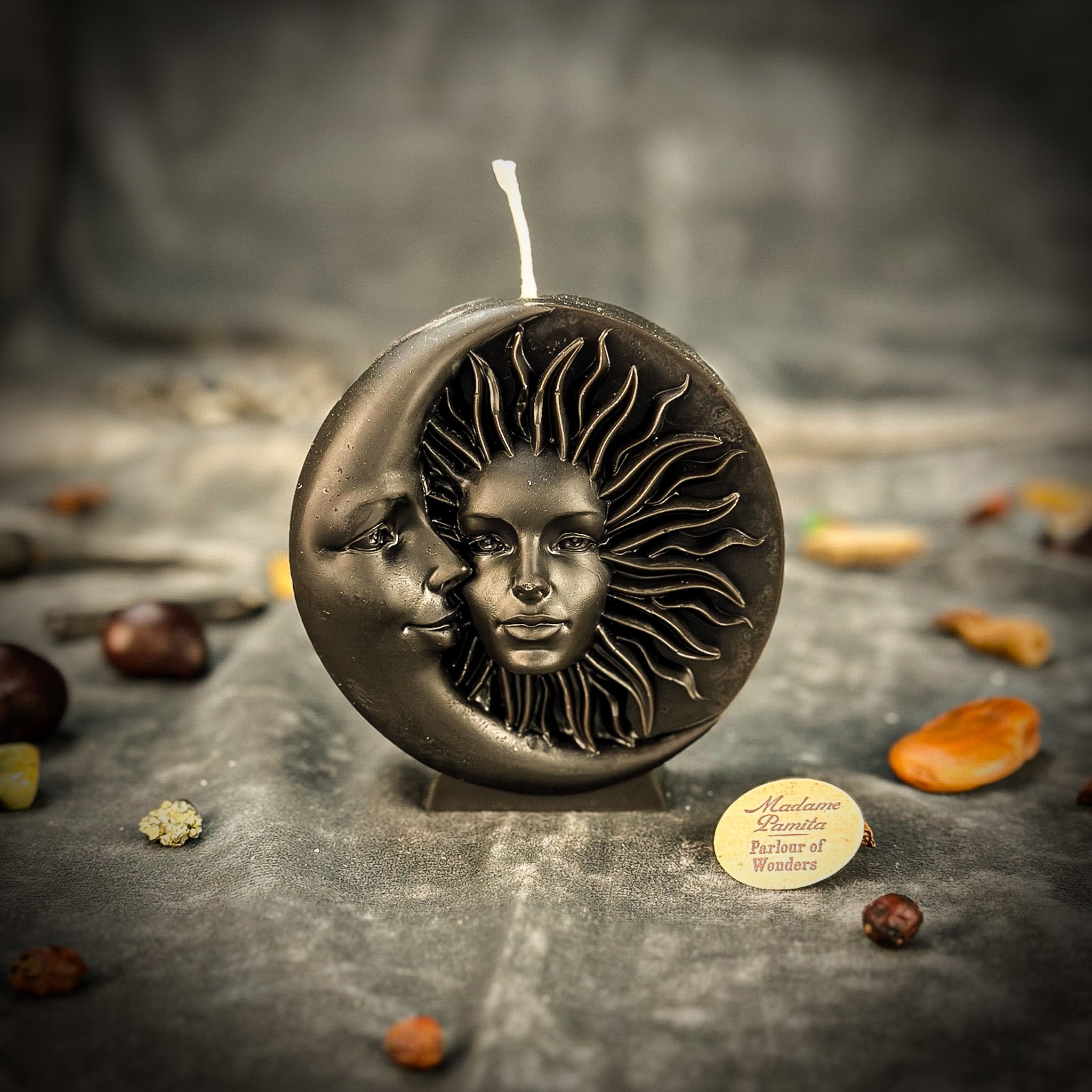 Beeswax Equinox and Solstice Spell Candle