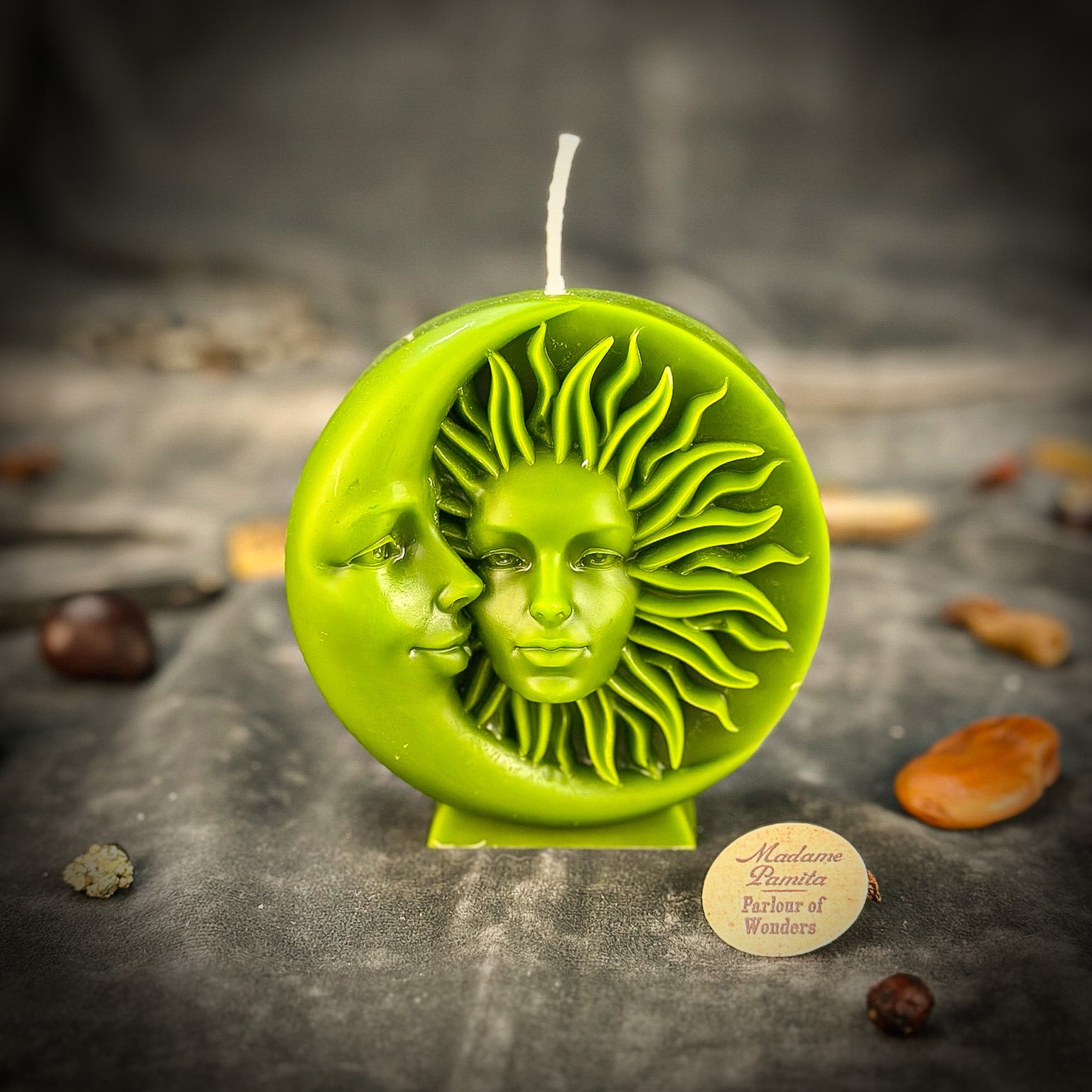 Beeswax Equinox and Solstice Spell Candle