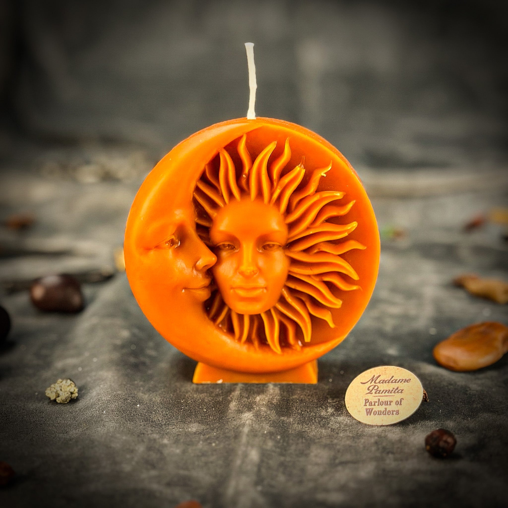 Beeswax Equinox and Solstice Spell Candle