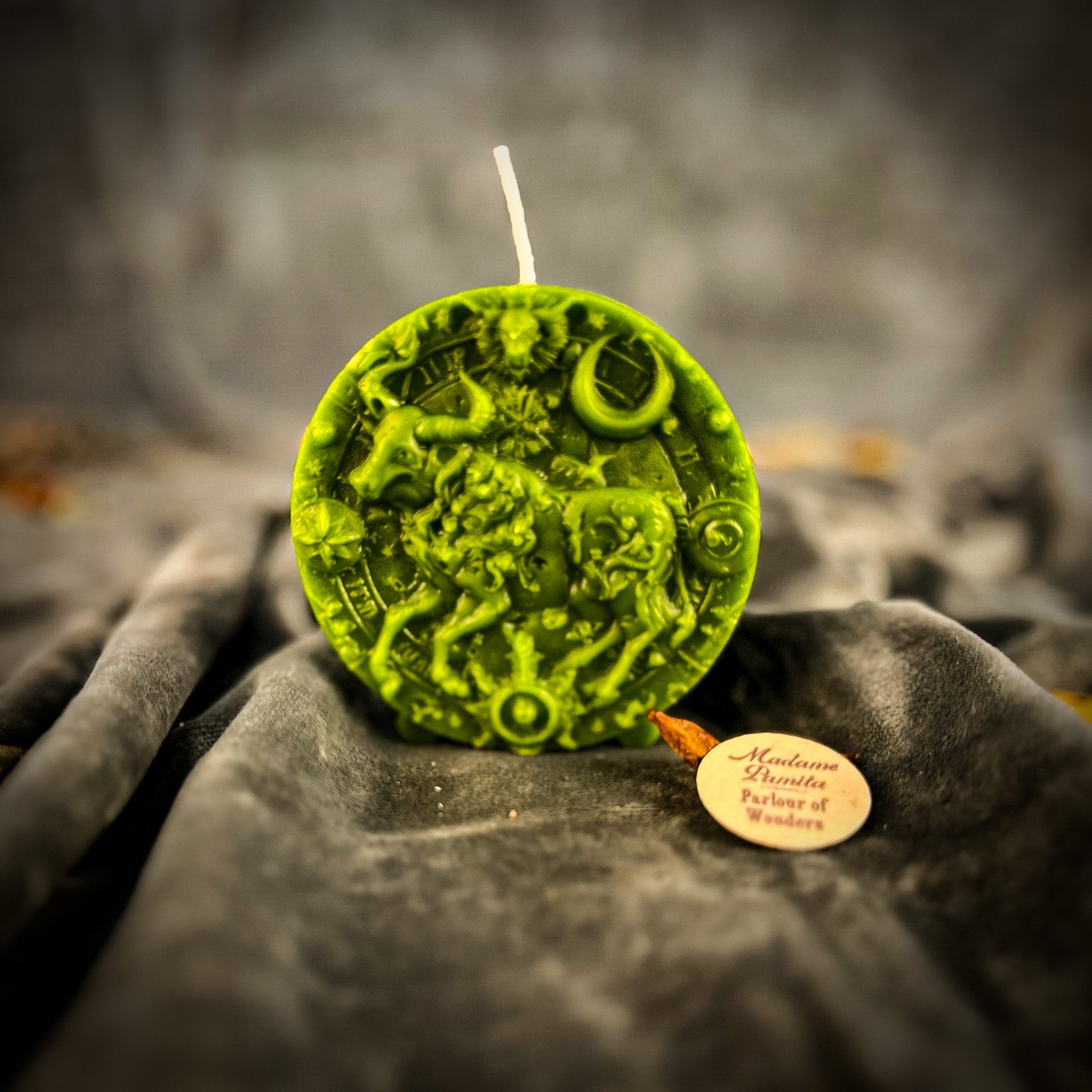 Beeswax Taurus Bull Zodiac Spell Candle