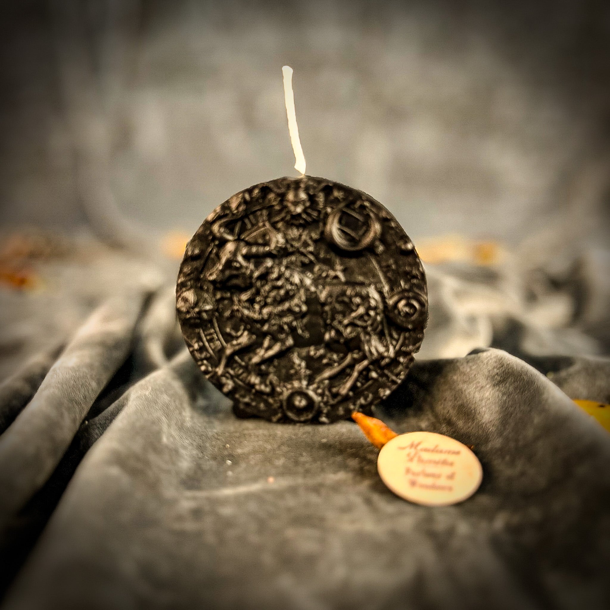 Beeswax Taurus Bull Zodiac Spell Candle