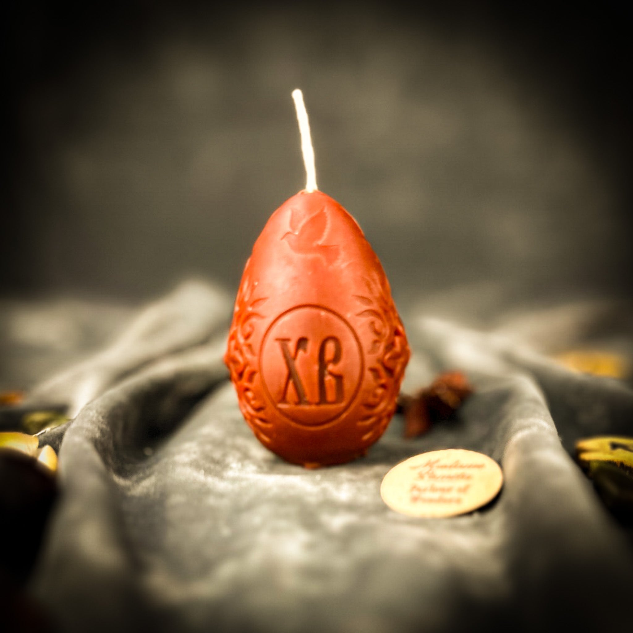 Beeswax Ukrainian Easter Egg Pysanka Spell Candle - Blessing, Protection & Renewal