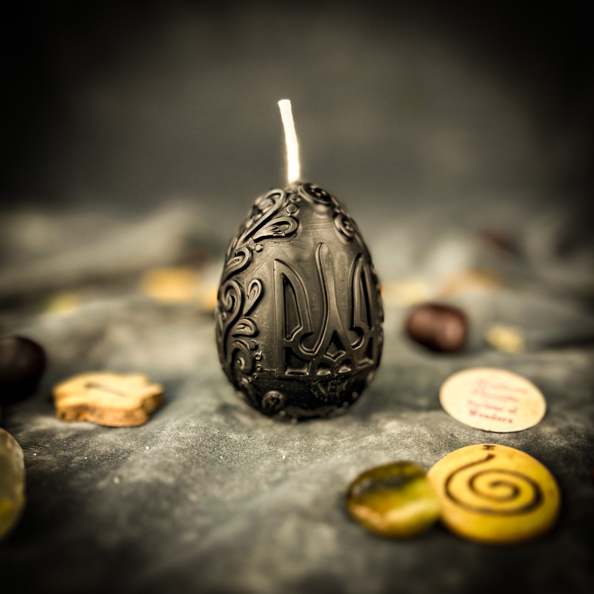 Ukrainian Tryzub Candle Spell Kit - Protection & Resilience