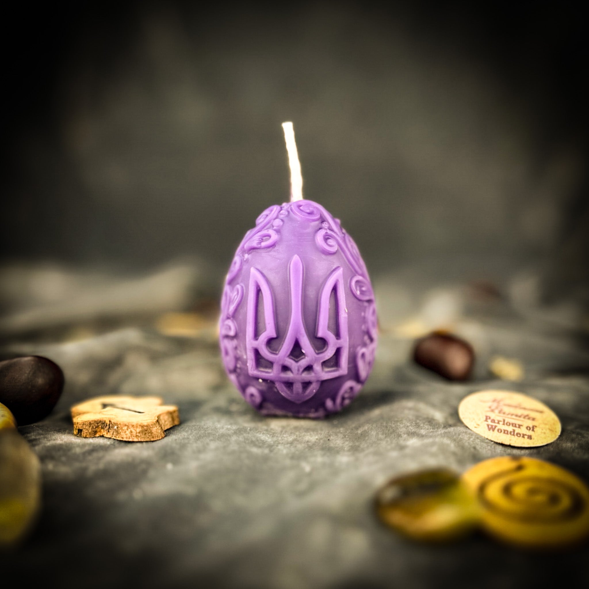 Ukrainian Tryzub Candle Spell Kit - Protection & Resilience