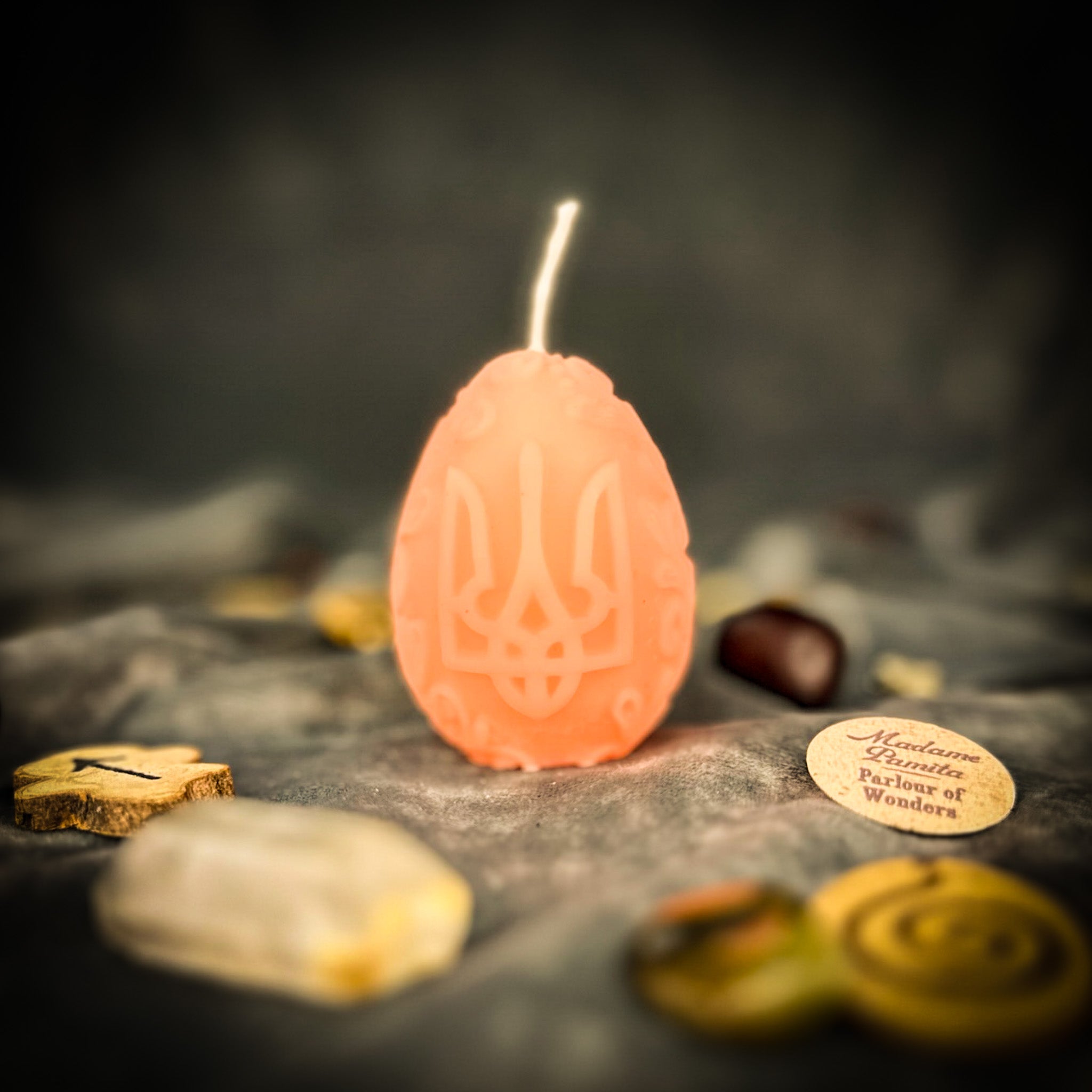 Ukrainian Tryzub Candle Spell Kit - Protection & Resilience