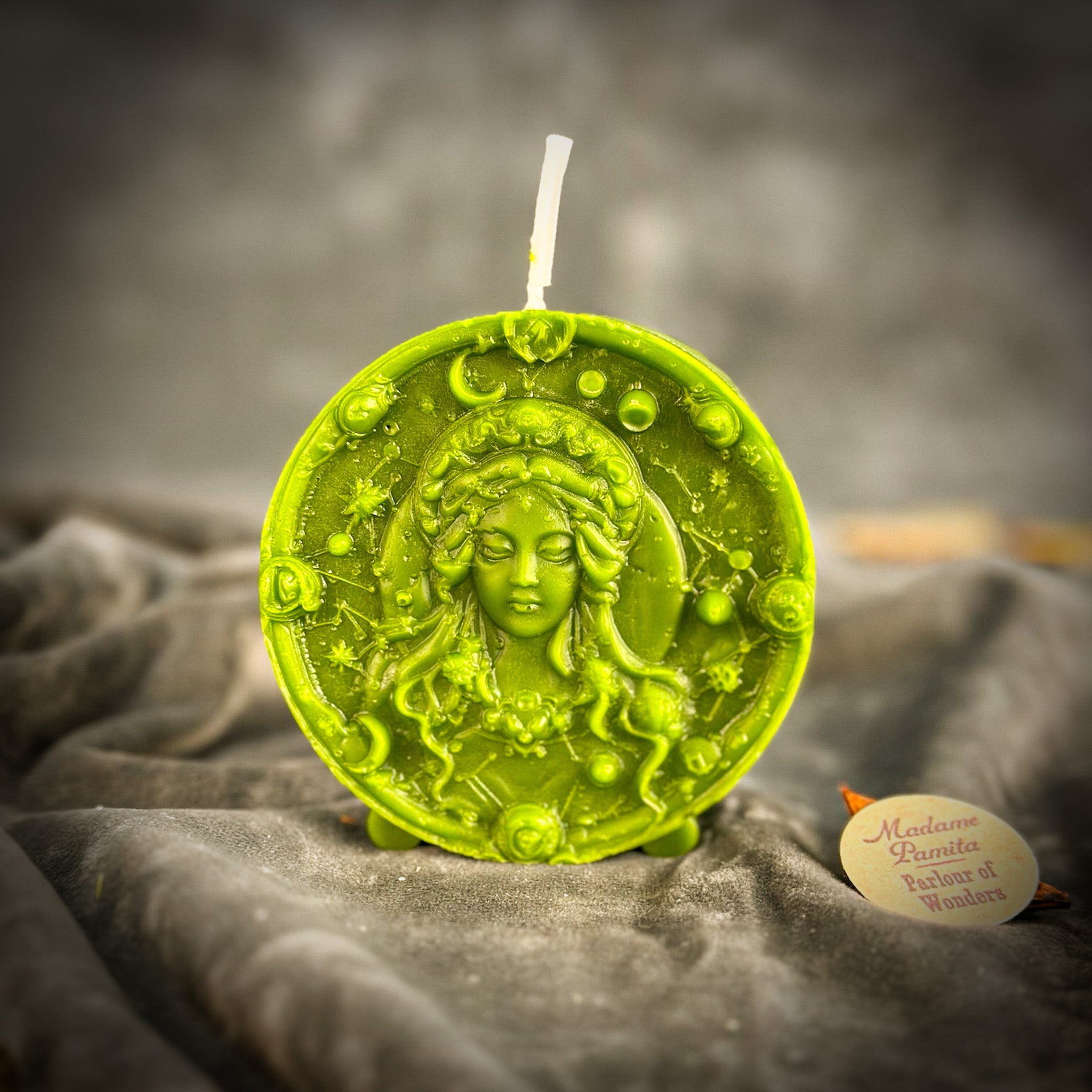 Beeswax Virgo Maiden Zodiac Spell Candle