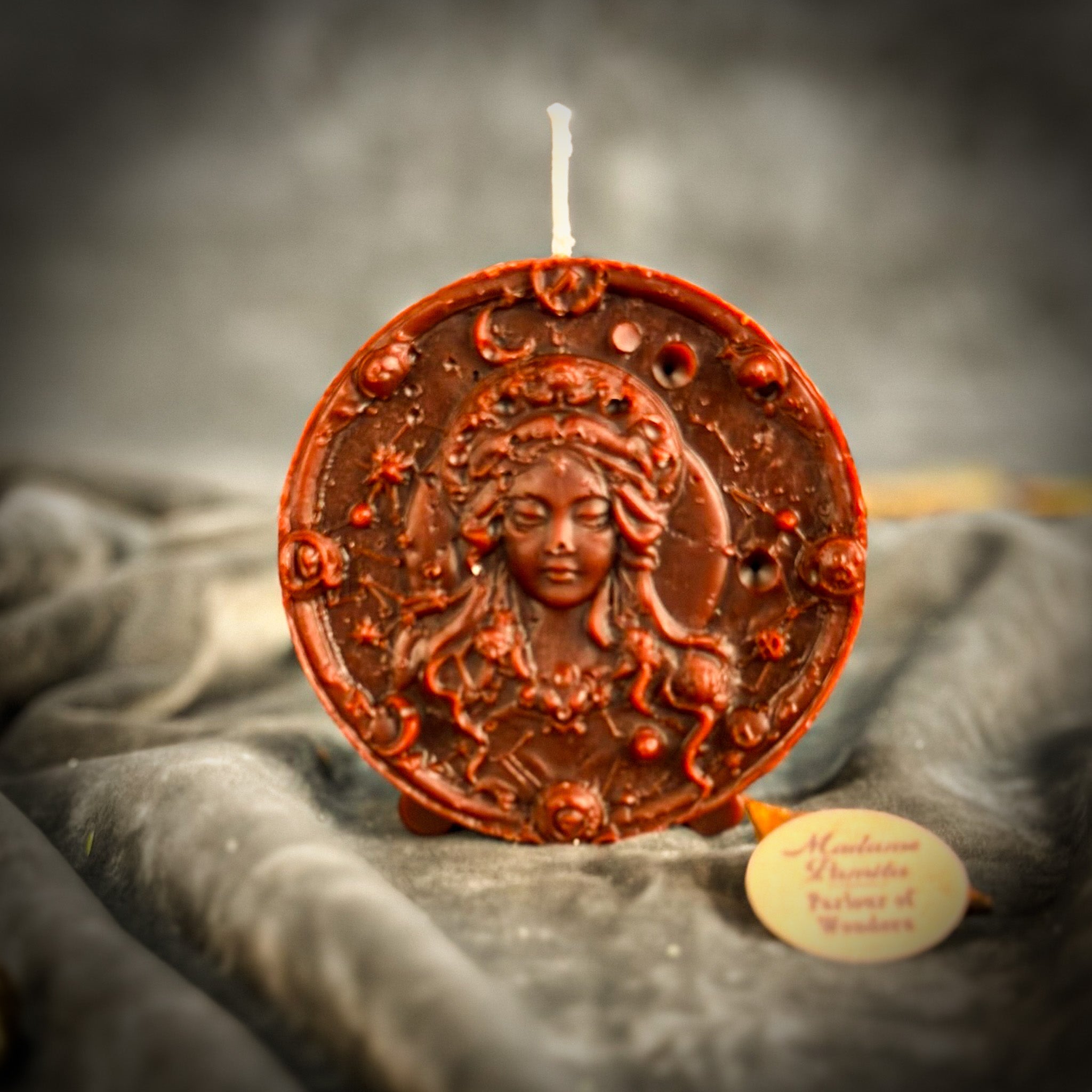 Beeswax Virgo Maiden Zodiac Spell Candle