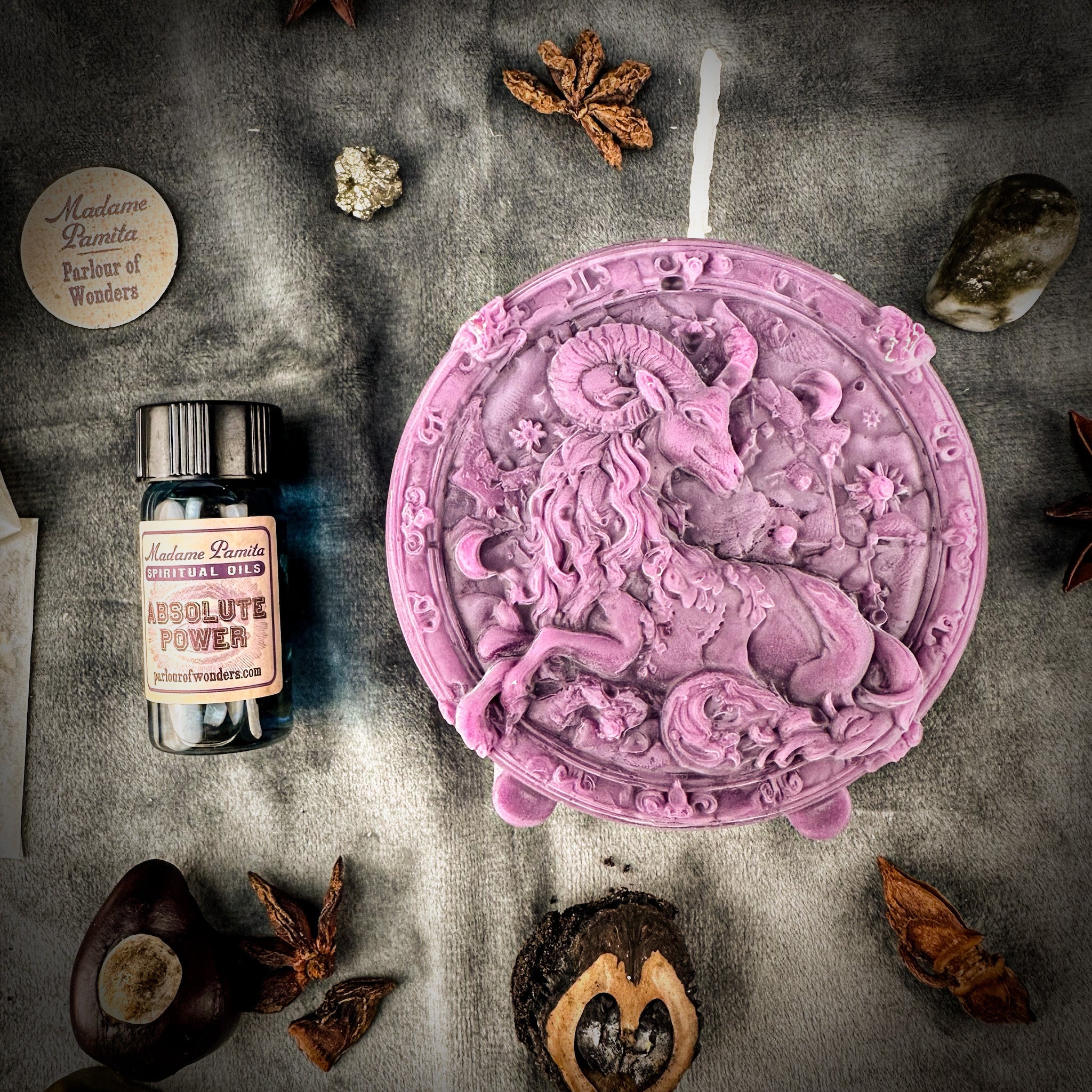 Capricorn Power Candle Spell Kit - Ambition, Discipline & Success Magic
