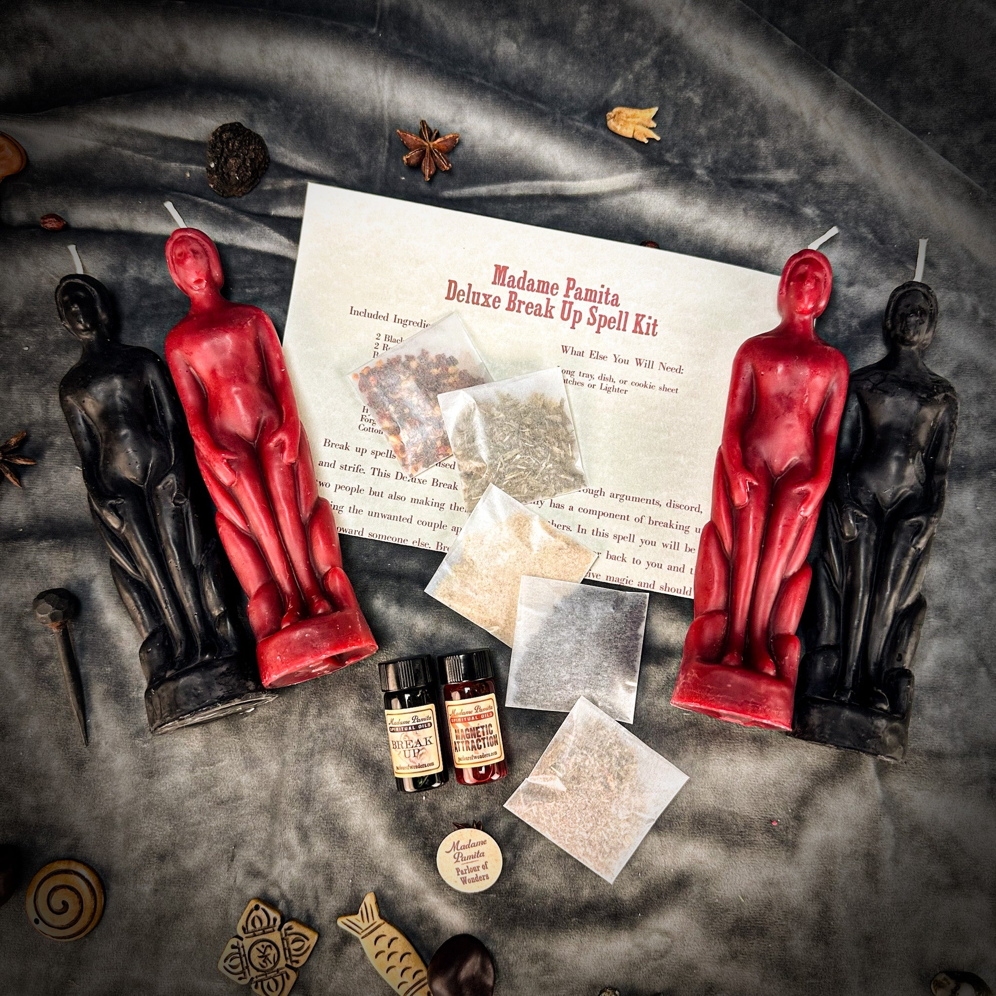 Deluxe Break Up Candle Spell Kit - Human/Human