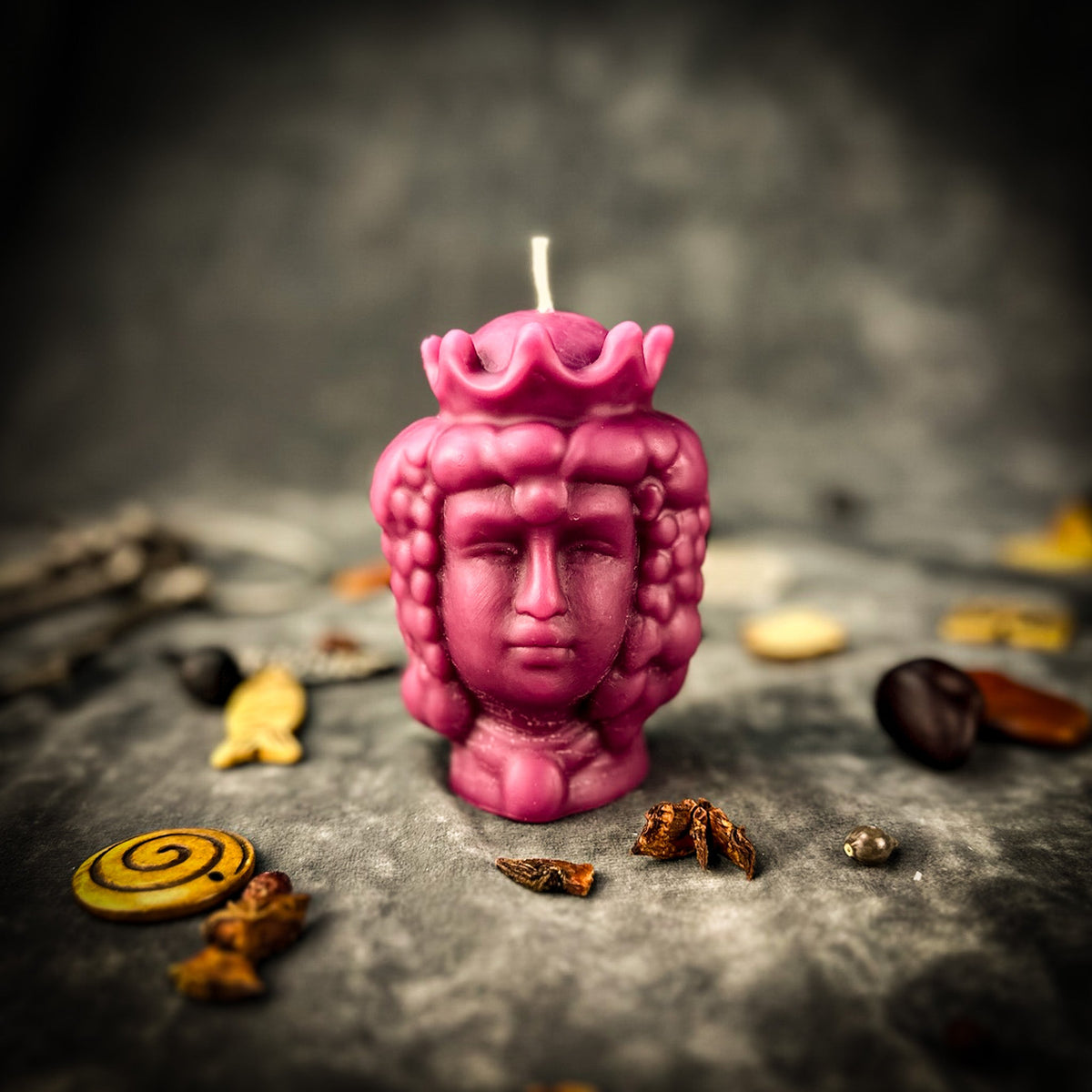 Beeswax Divine Duality King & Queen Spell Candle | Divine Masculine and Feminine Magic
