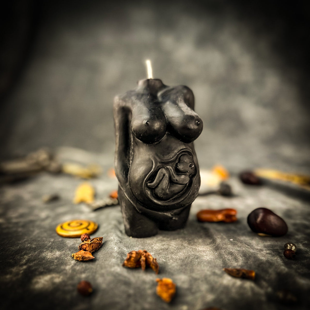 Divine Mother Pregnancy Beeswax Candle Spell Kit | Fertility, Pregnancy Blessing & Motherhood Magic