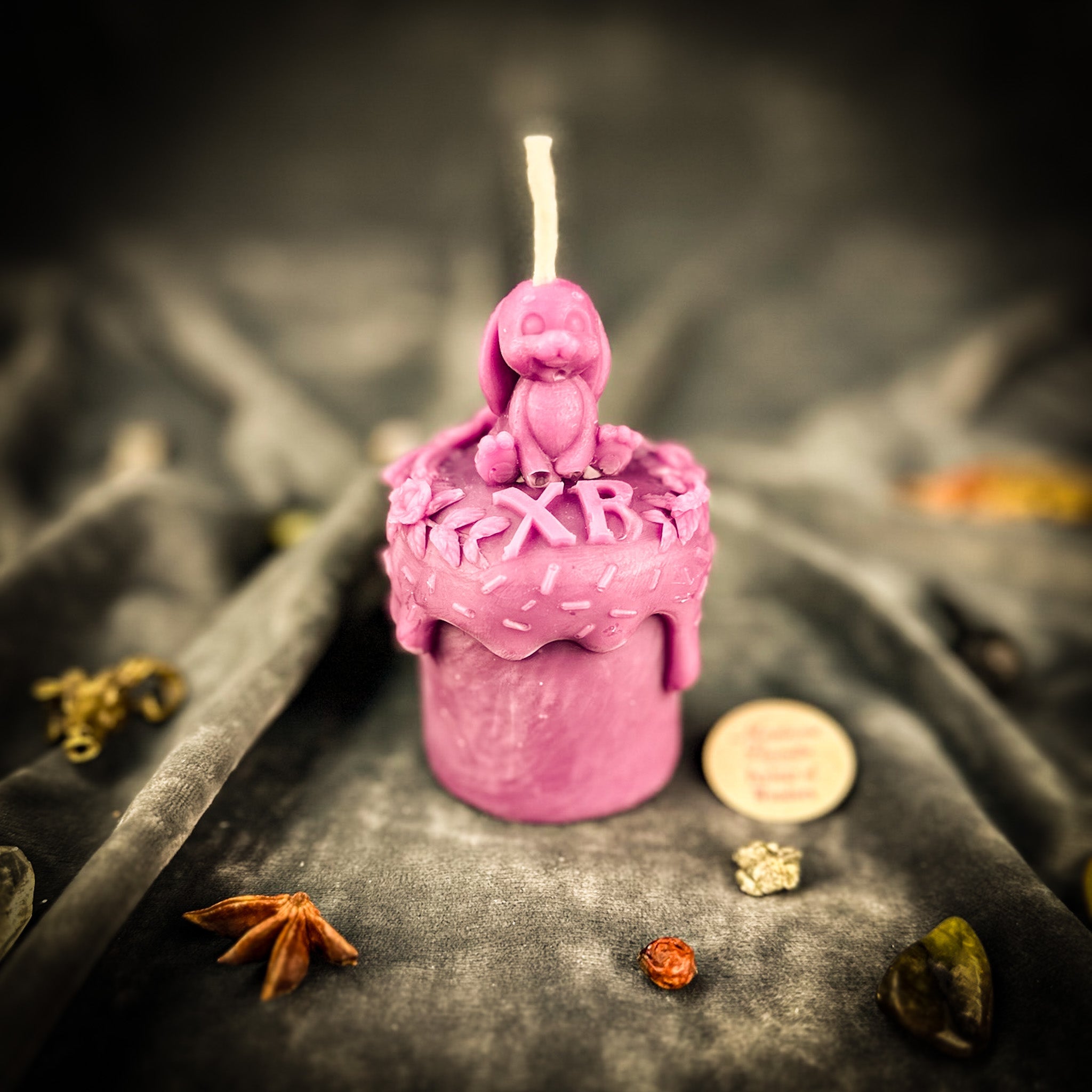 Beeswax Easter Rabbit Paska Candle Spell Kit - Abundance, Fertility & Spring Renewal