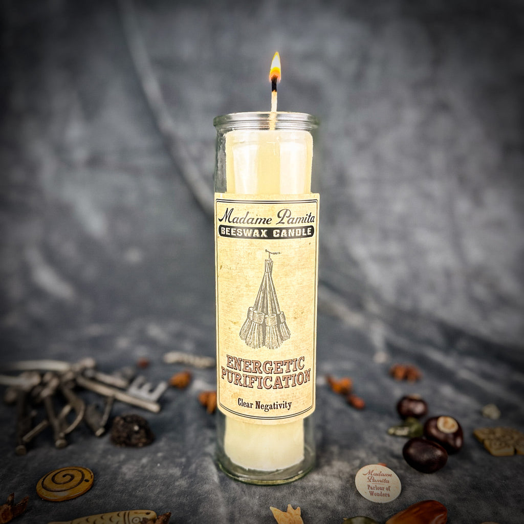 Madame Pamita Energetic Purification Beeswax Vigil Candle