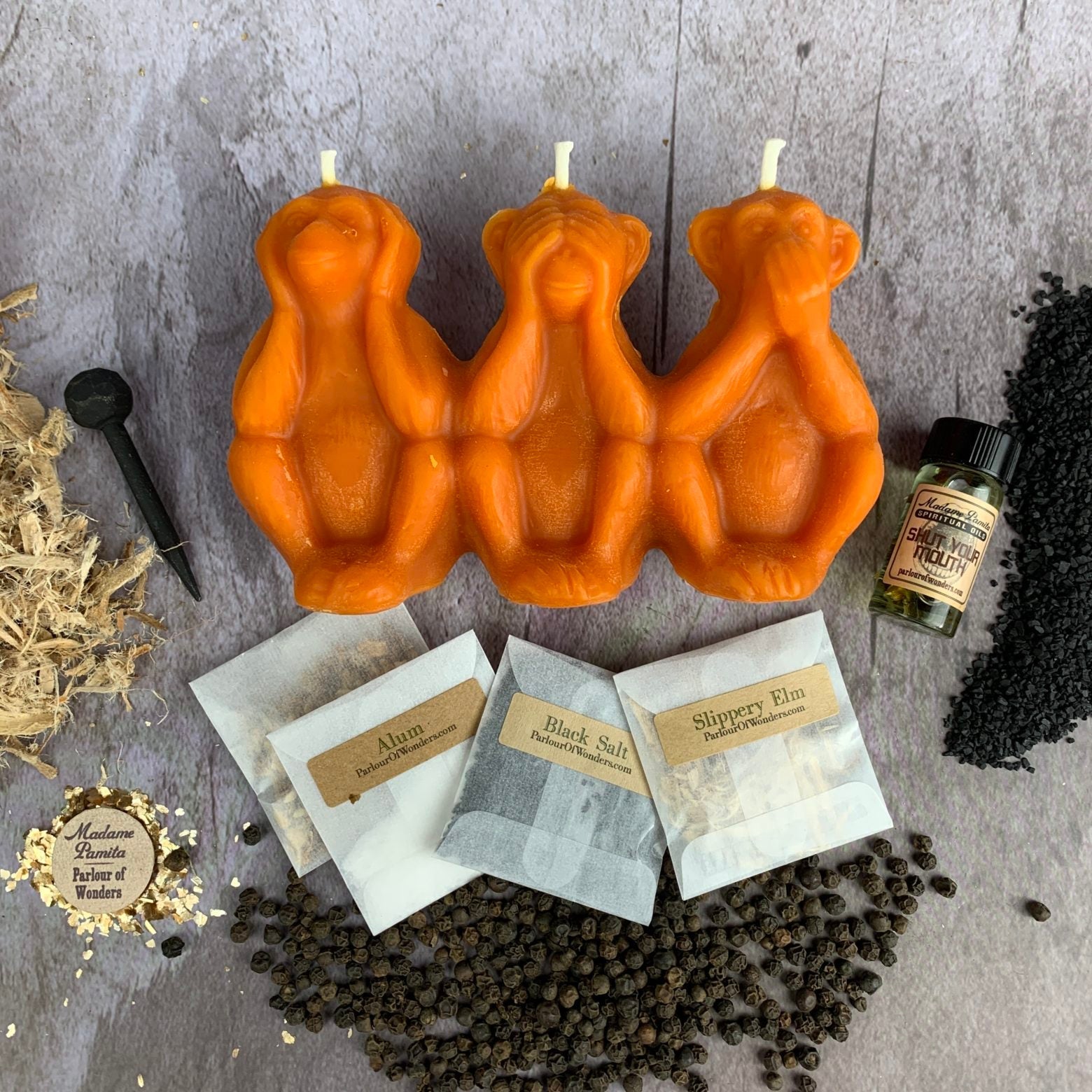 Stop Jealous Gossip Candle Spell Kit