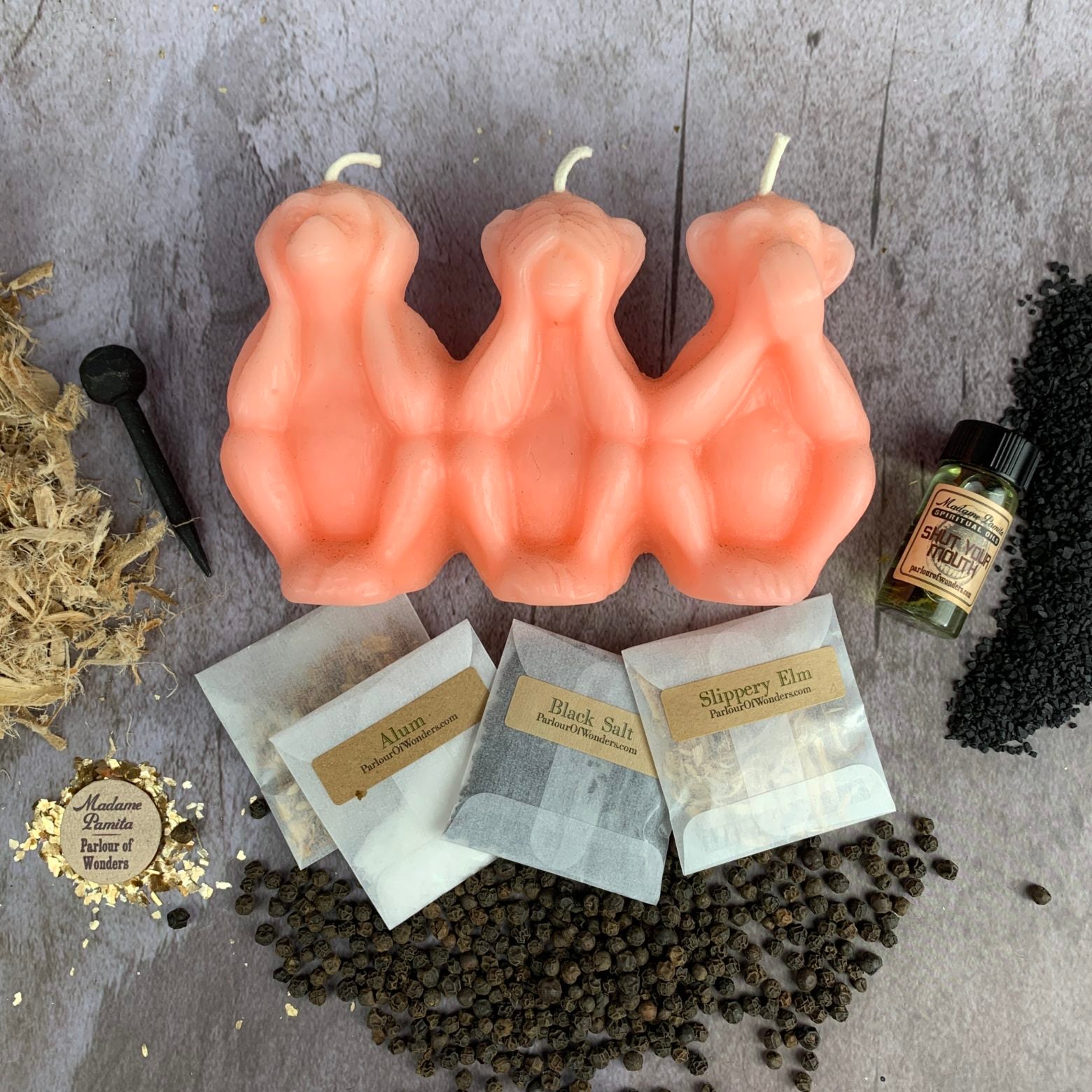 Stop Jealous Gossip Candle Spell Kit