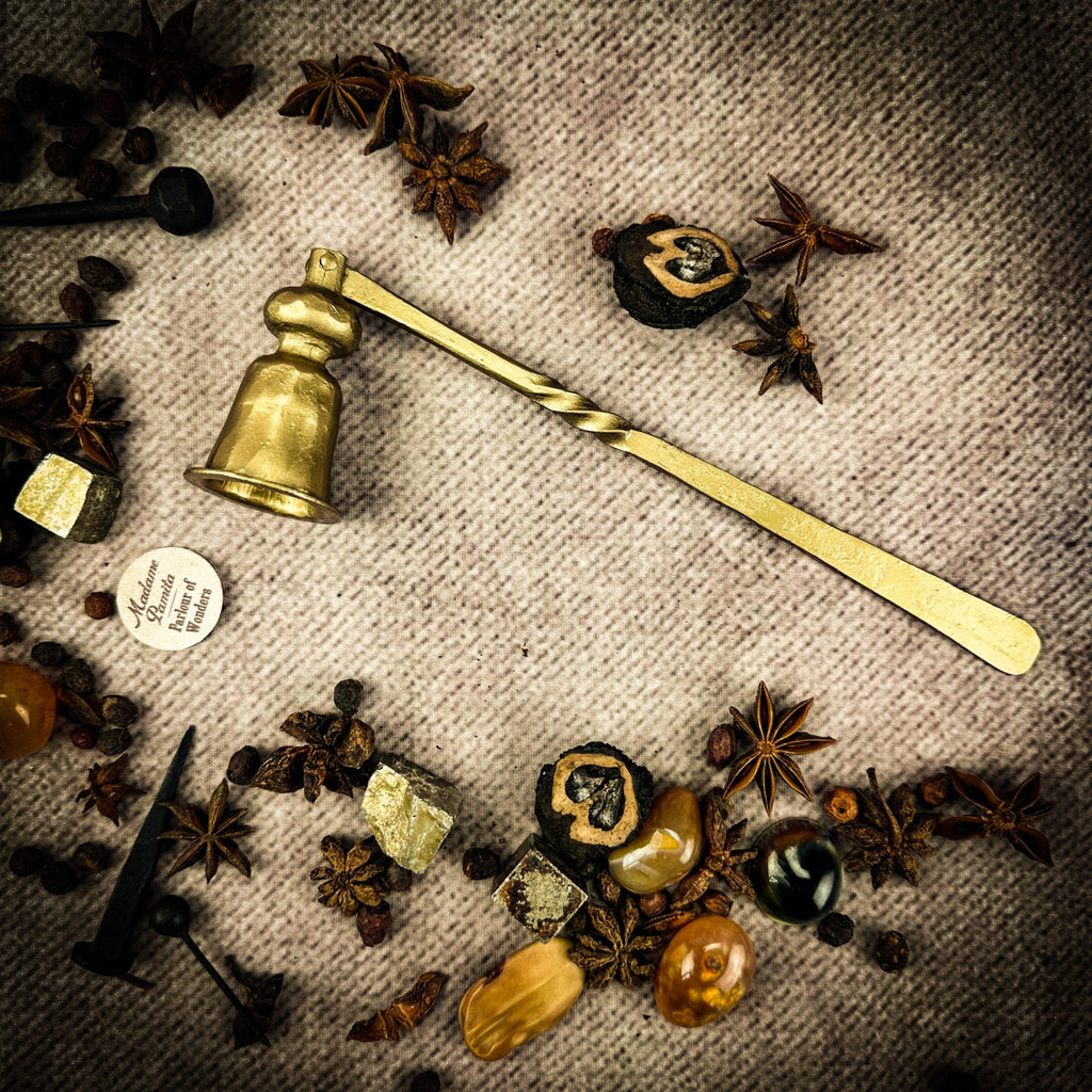 Golden Fae Forged Iron Candle Snuffer