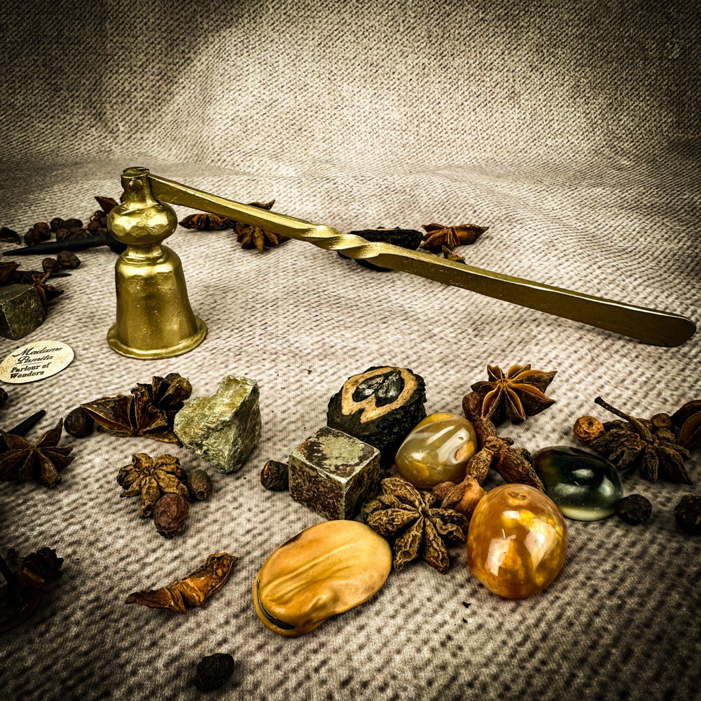 Golden Fae Forged Iron Candle Snuffer