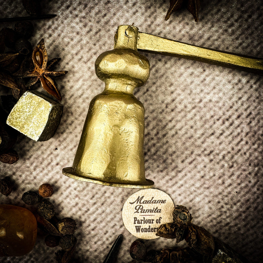 Golden Fae Forged Iron Candle Snuffer