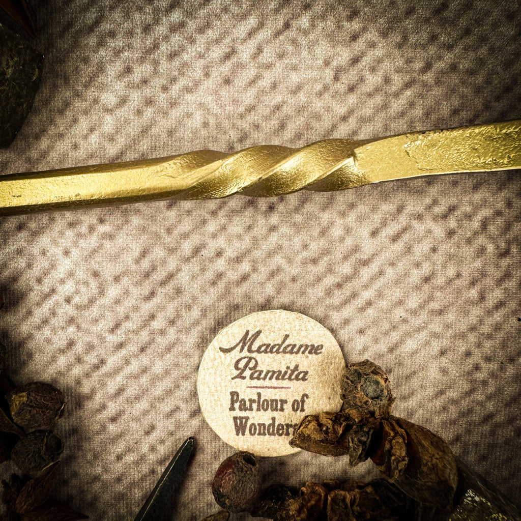 Golden Fae Forged Iron Candle Snuffer