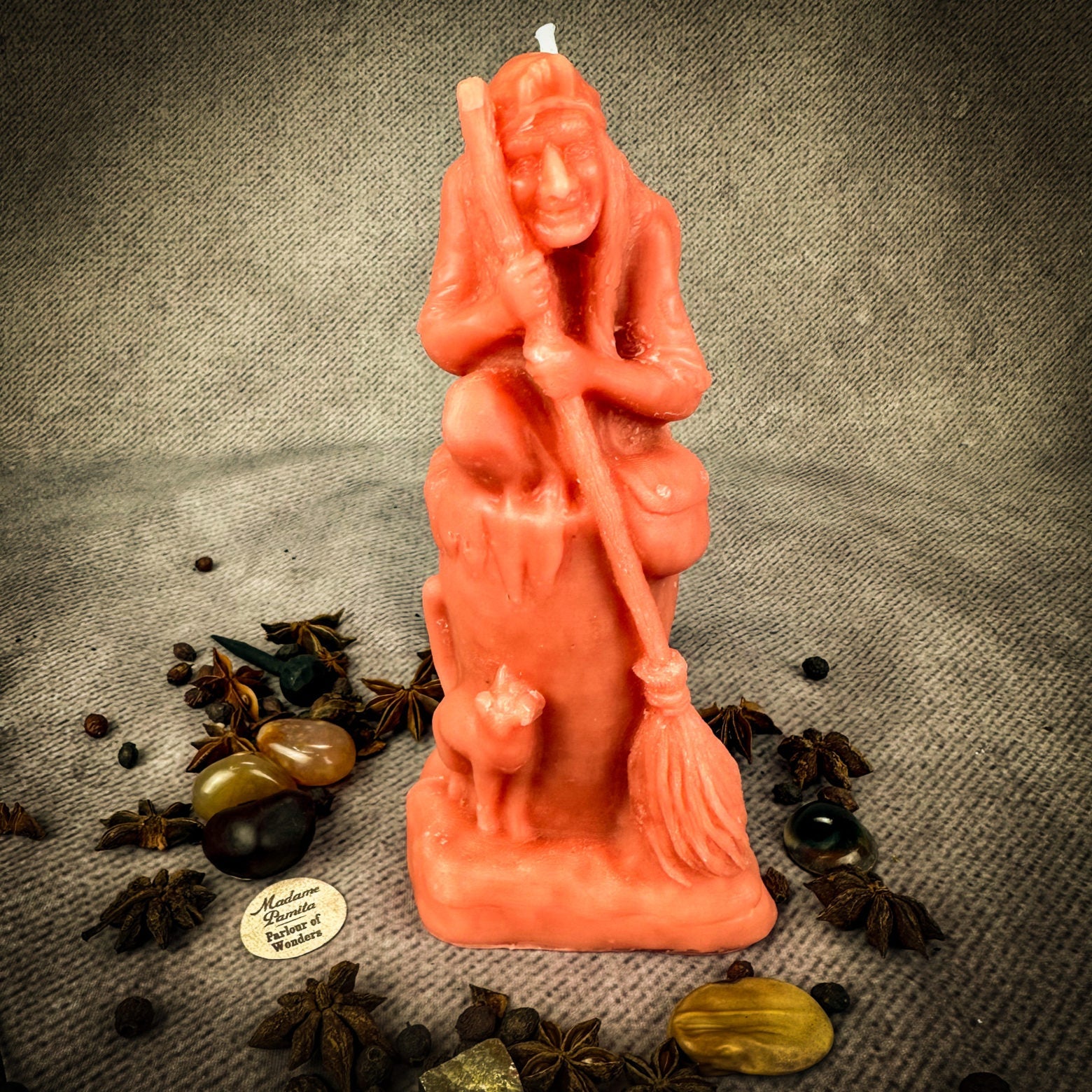 Beeswax Baba Yaga Spell Candle
