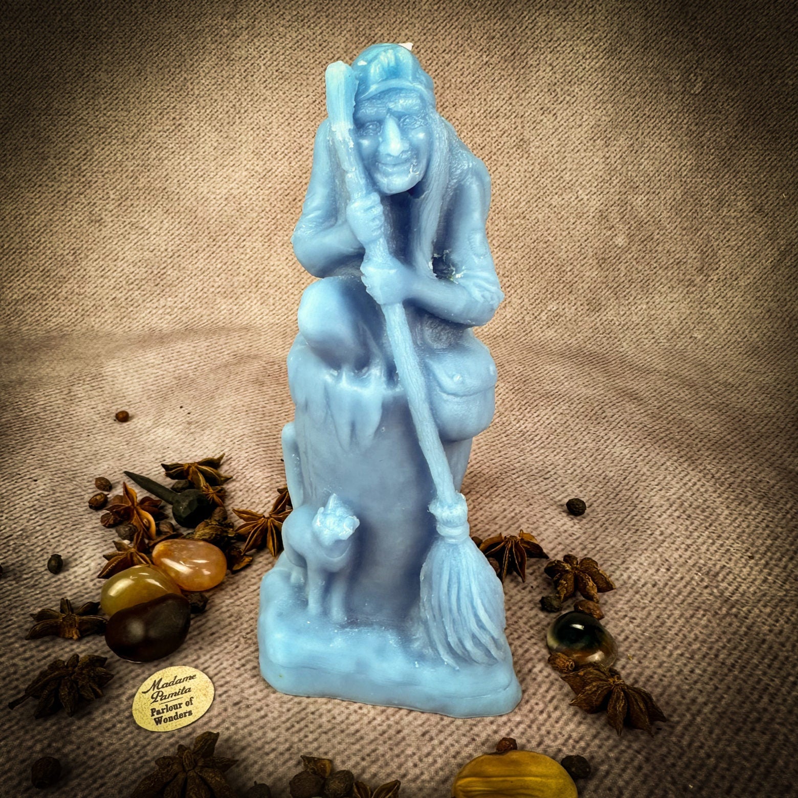 Beeswax Baba Yaga Spell Candle