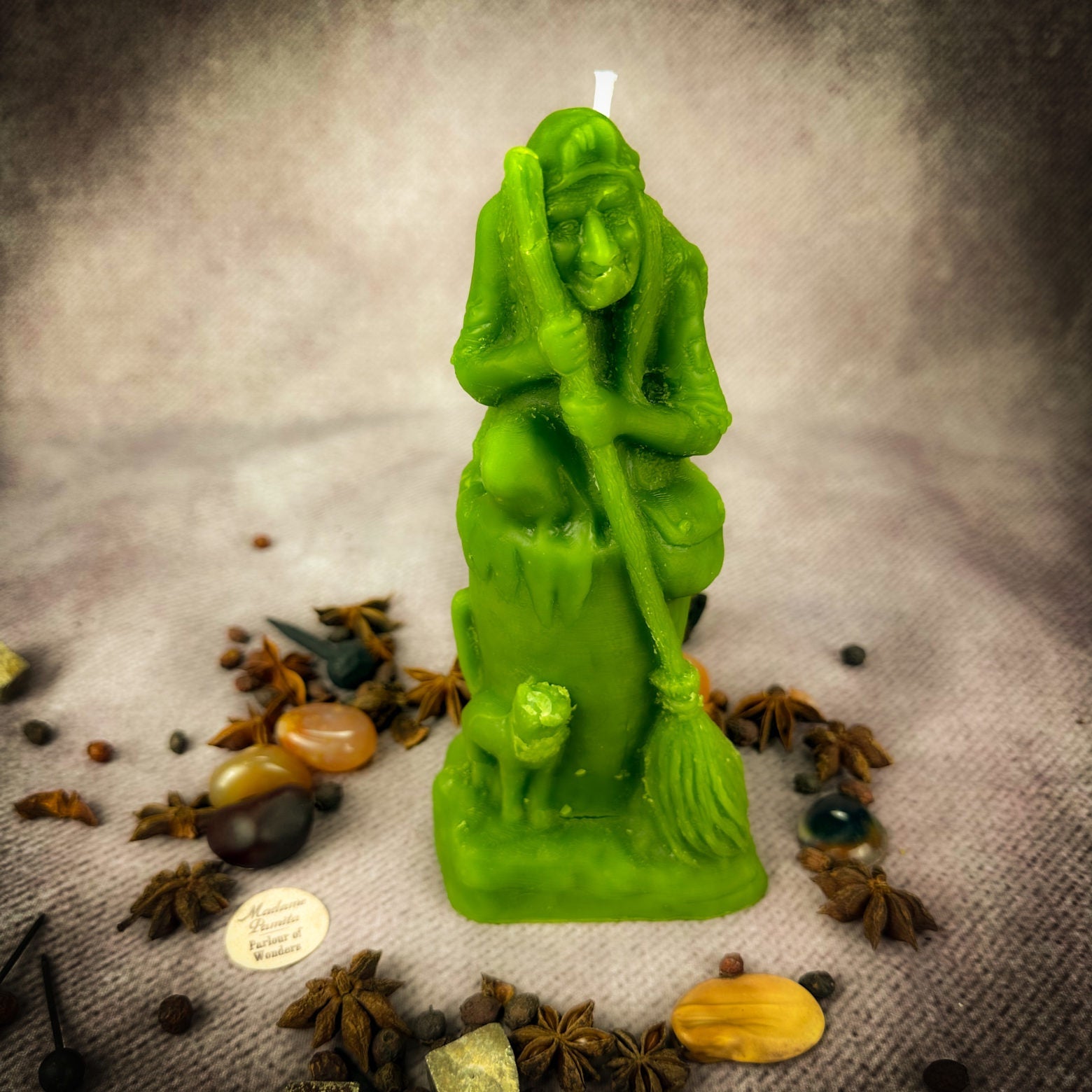 Beeswax Baba Yaga Spell Candle