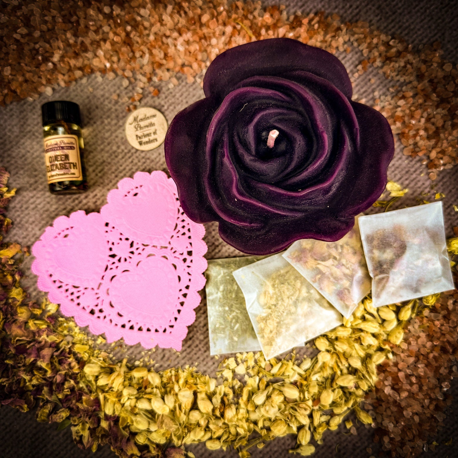 Rose Romance Candle Spell Kit