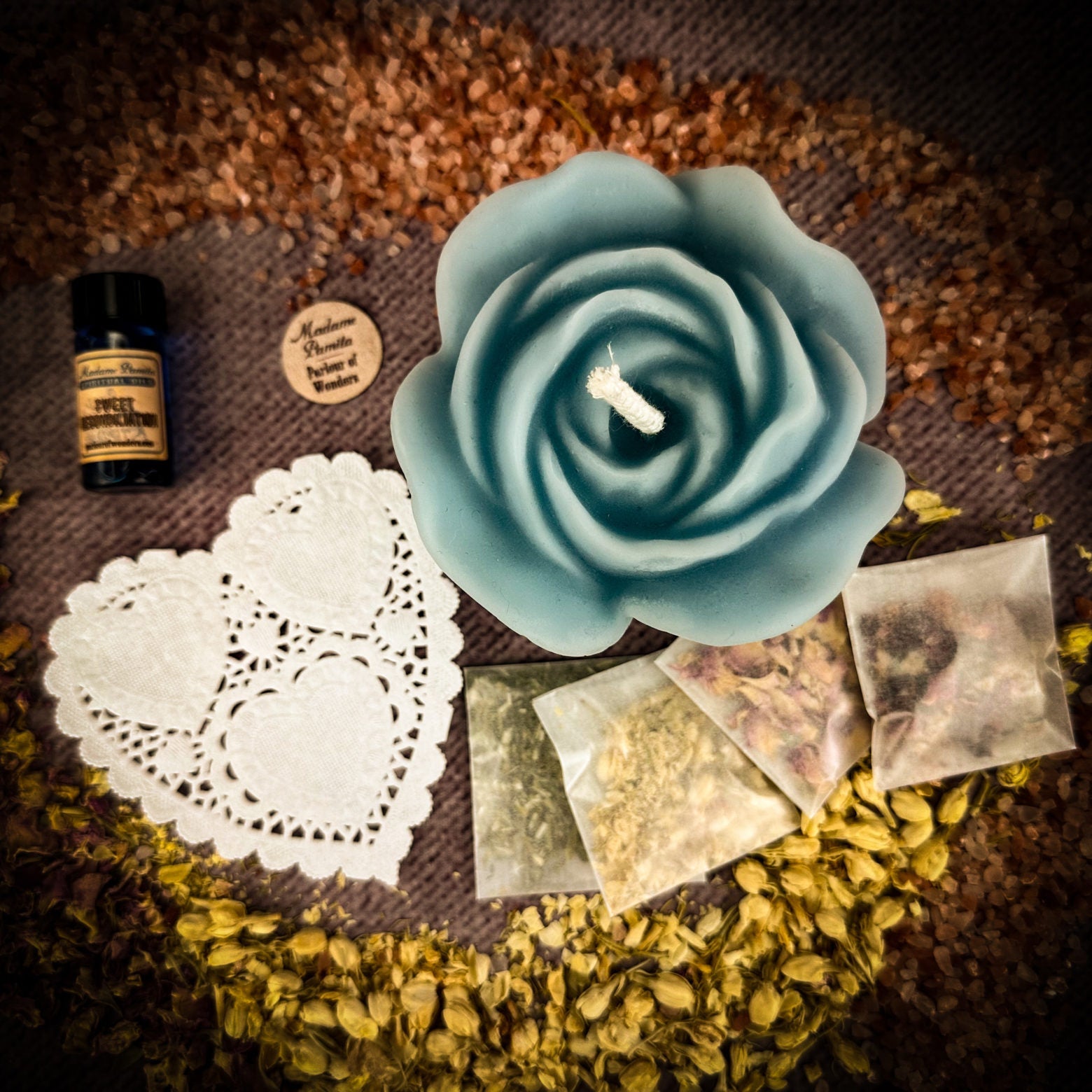 Rose Romance Candle Spell Kit