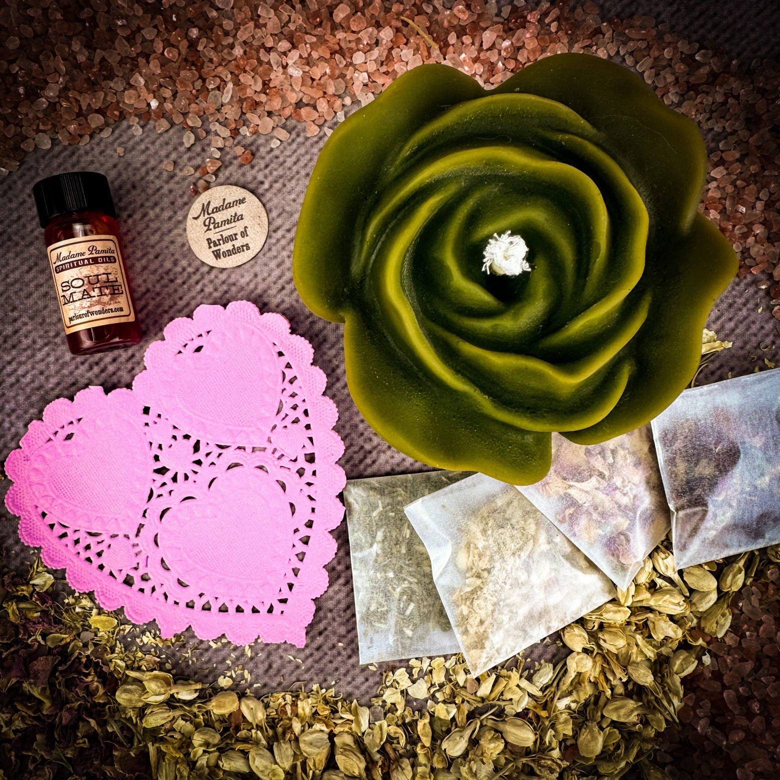 Rose Romance Candle Spell Kit