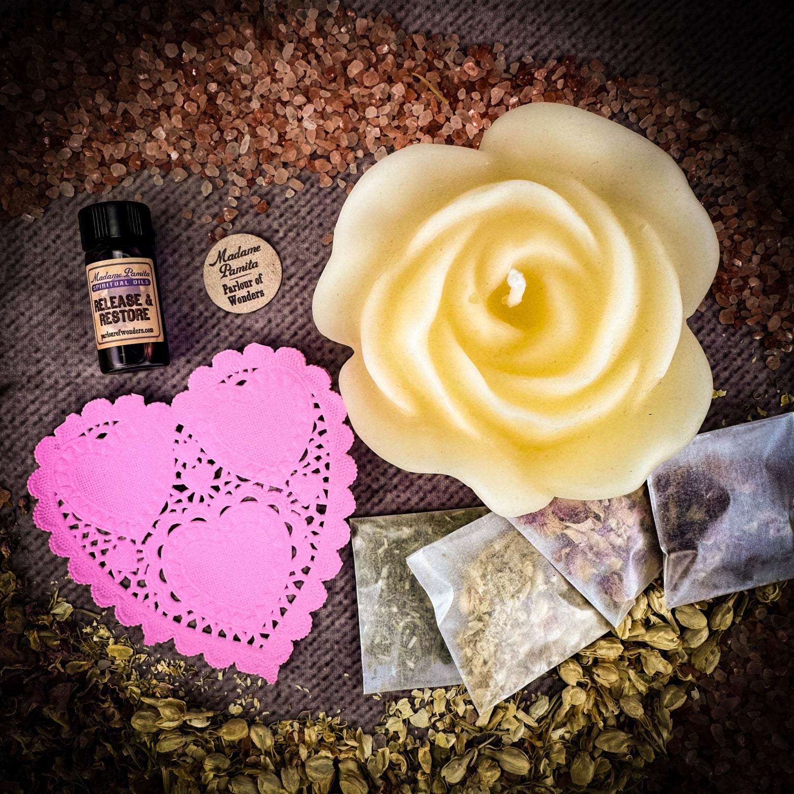 Rose Romance Candle Spell Kit