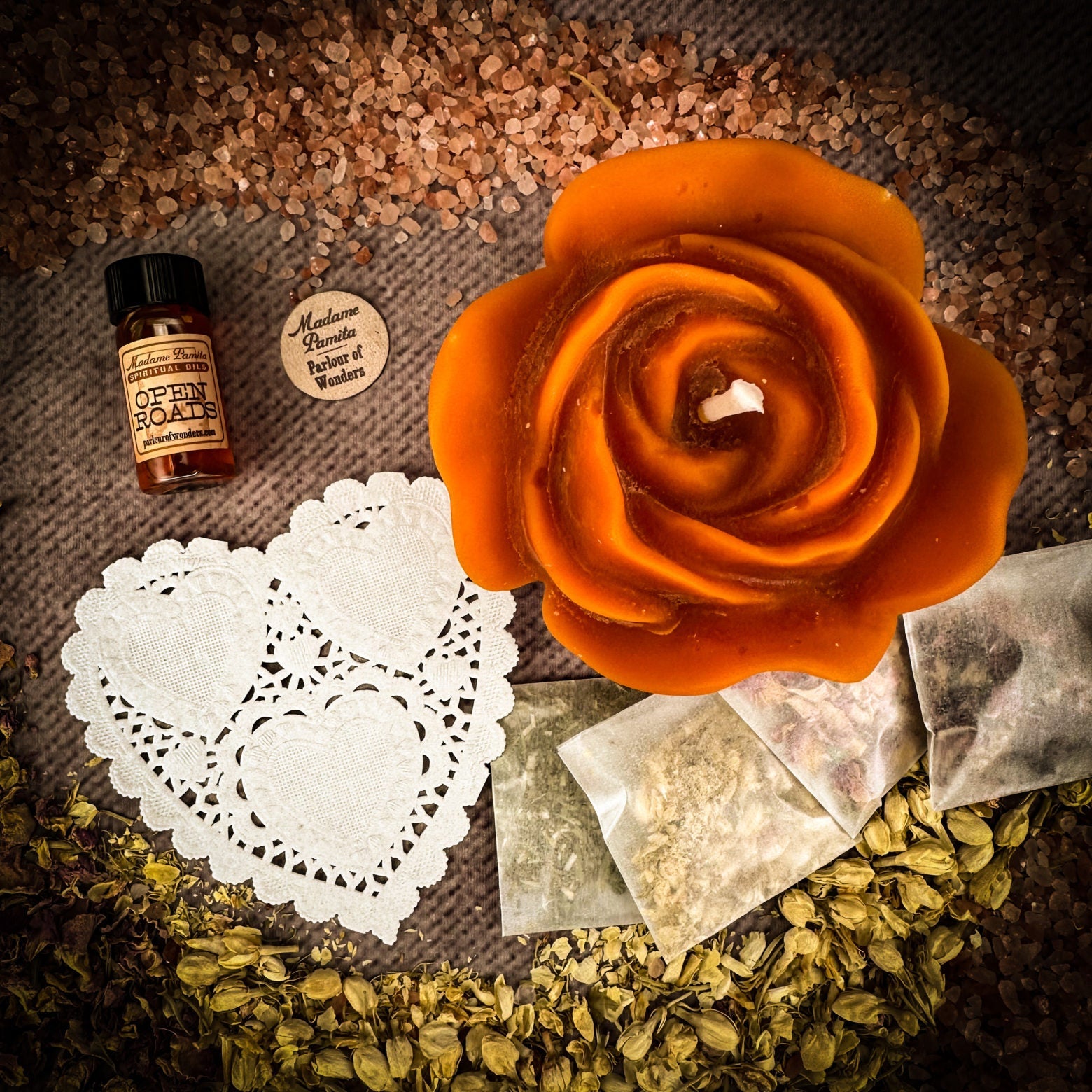 Rose Romance Candle Spell Kit