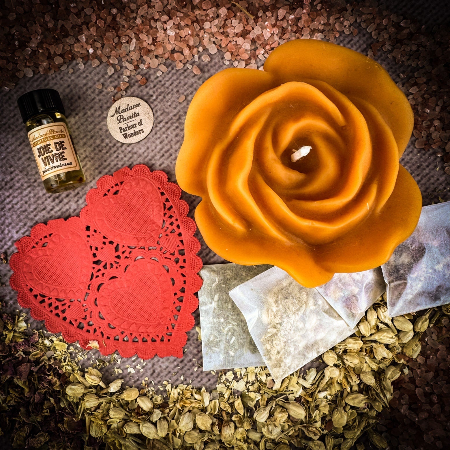 Rose Romance Candle Spell Kit