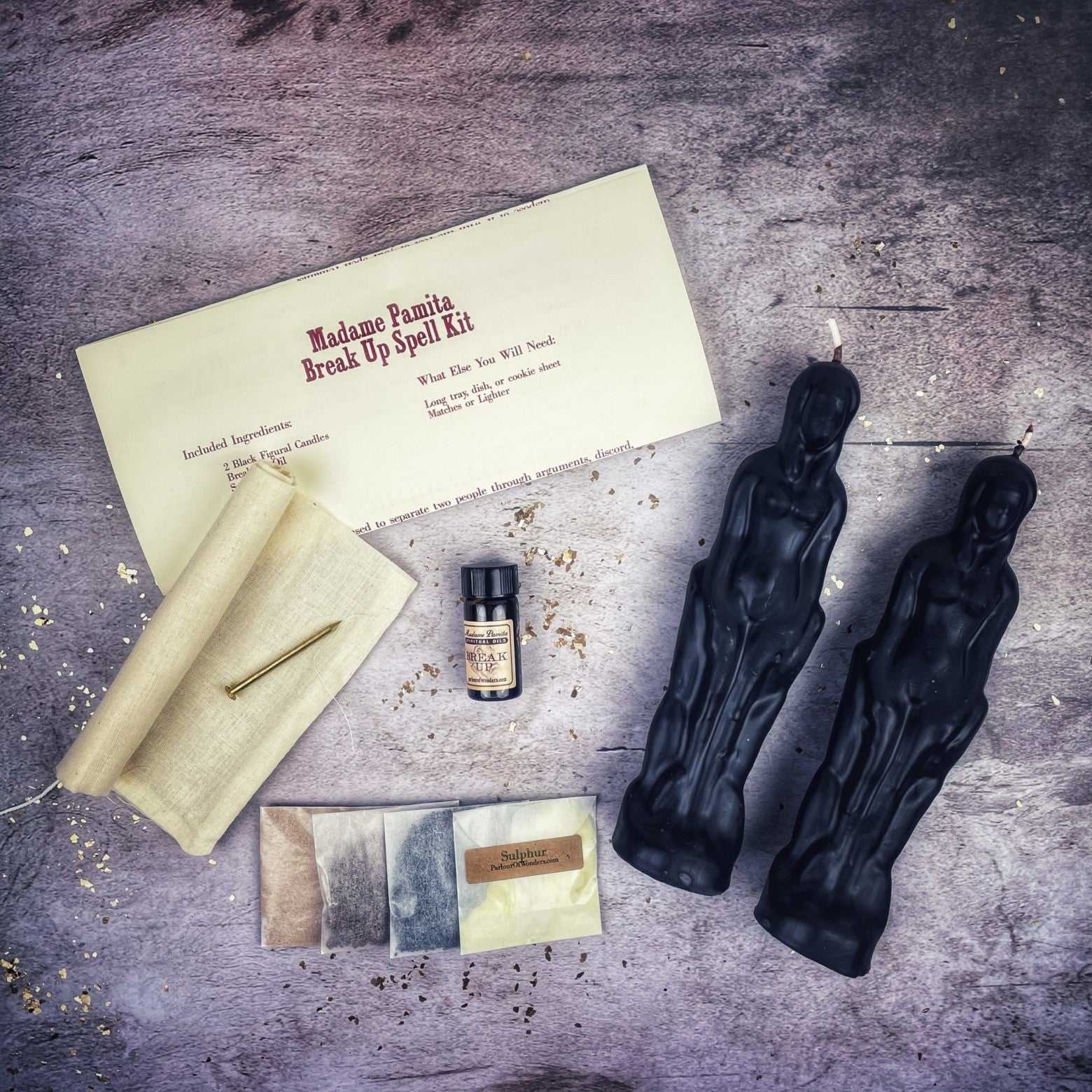 Break Up Candle Spell Kit - Female/Female