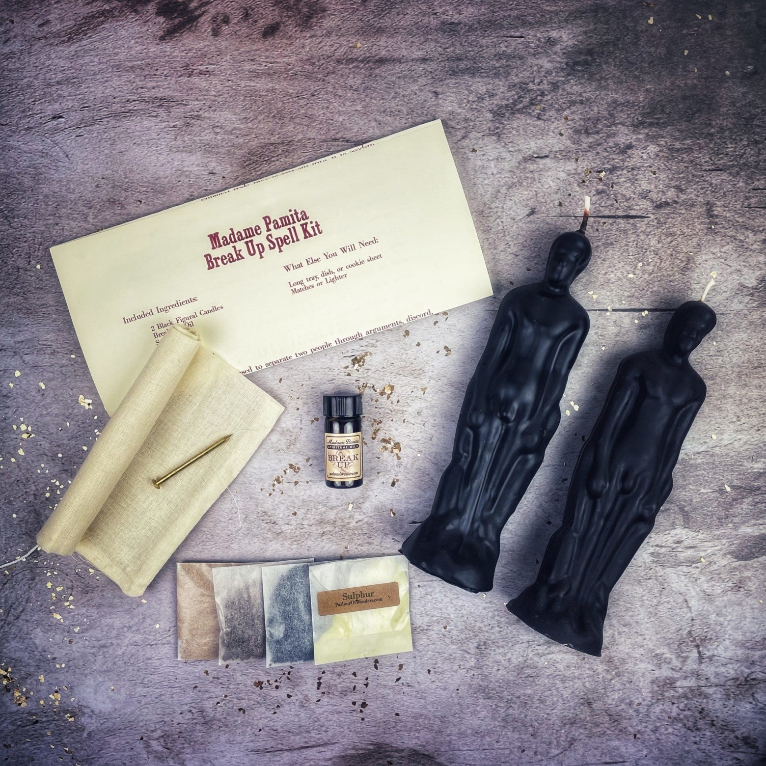 Break Up Candle Spell Kit - Male/Male