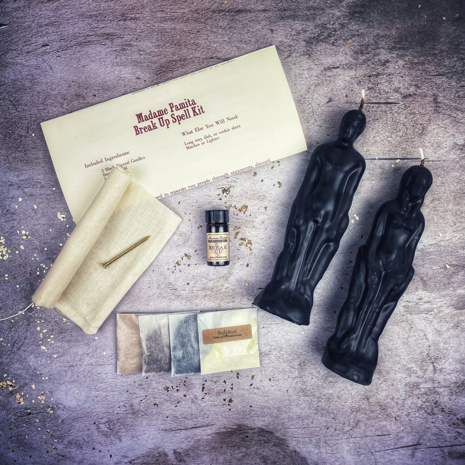 Break Up Candle Spell Kit - Female/Male